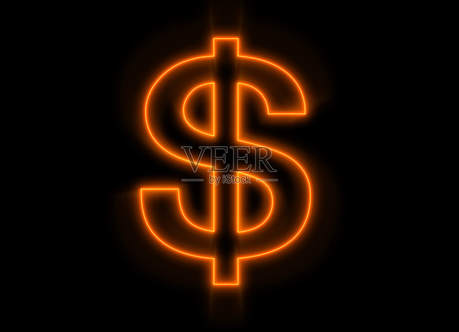 燃烧中的美元符号照片摄影图片