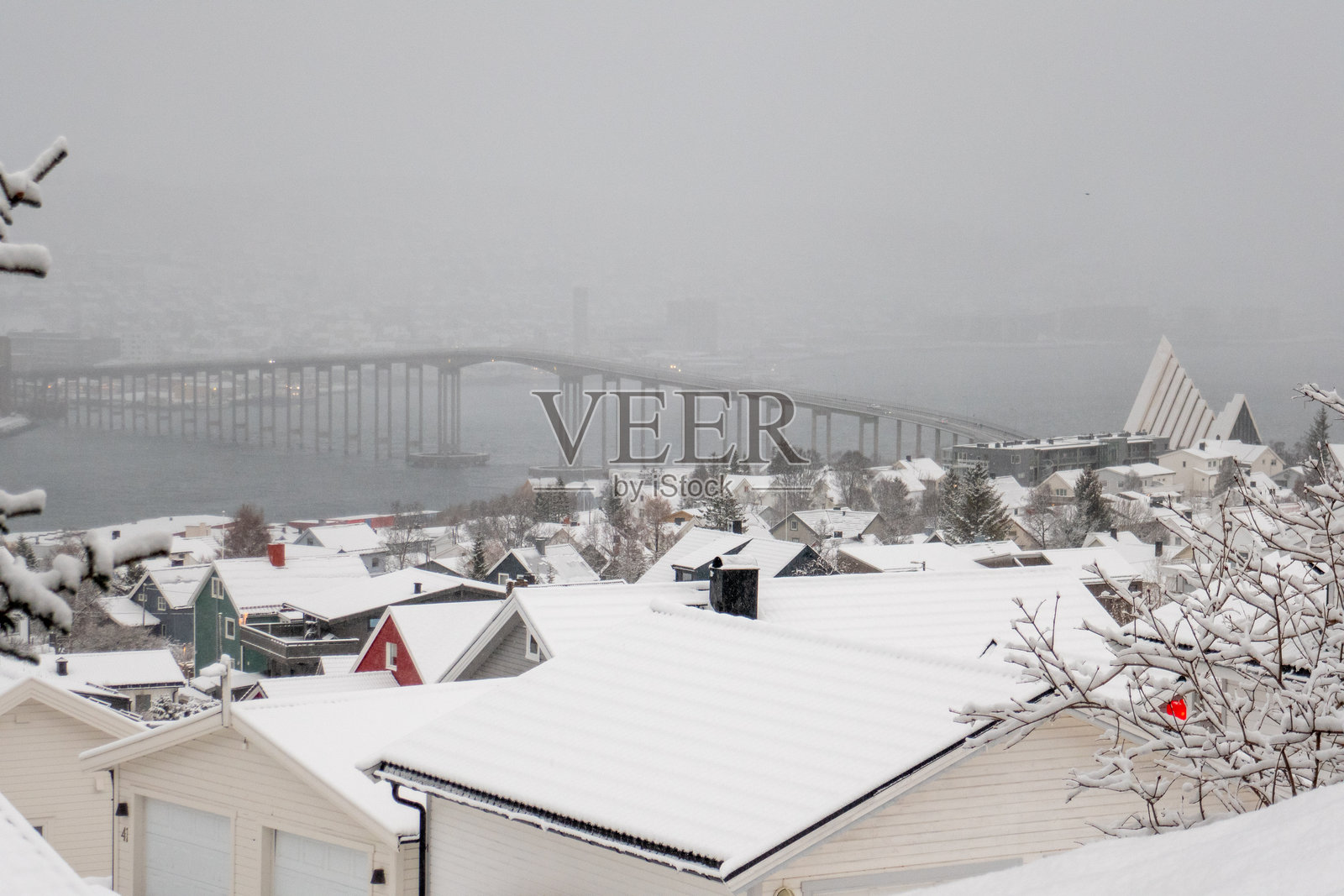 特罗姆瑟，挪威照片摄影图片