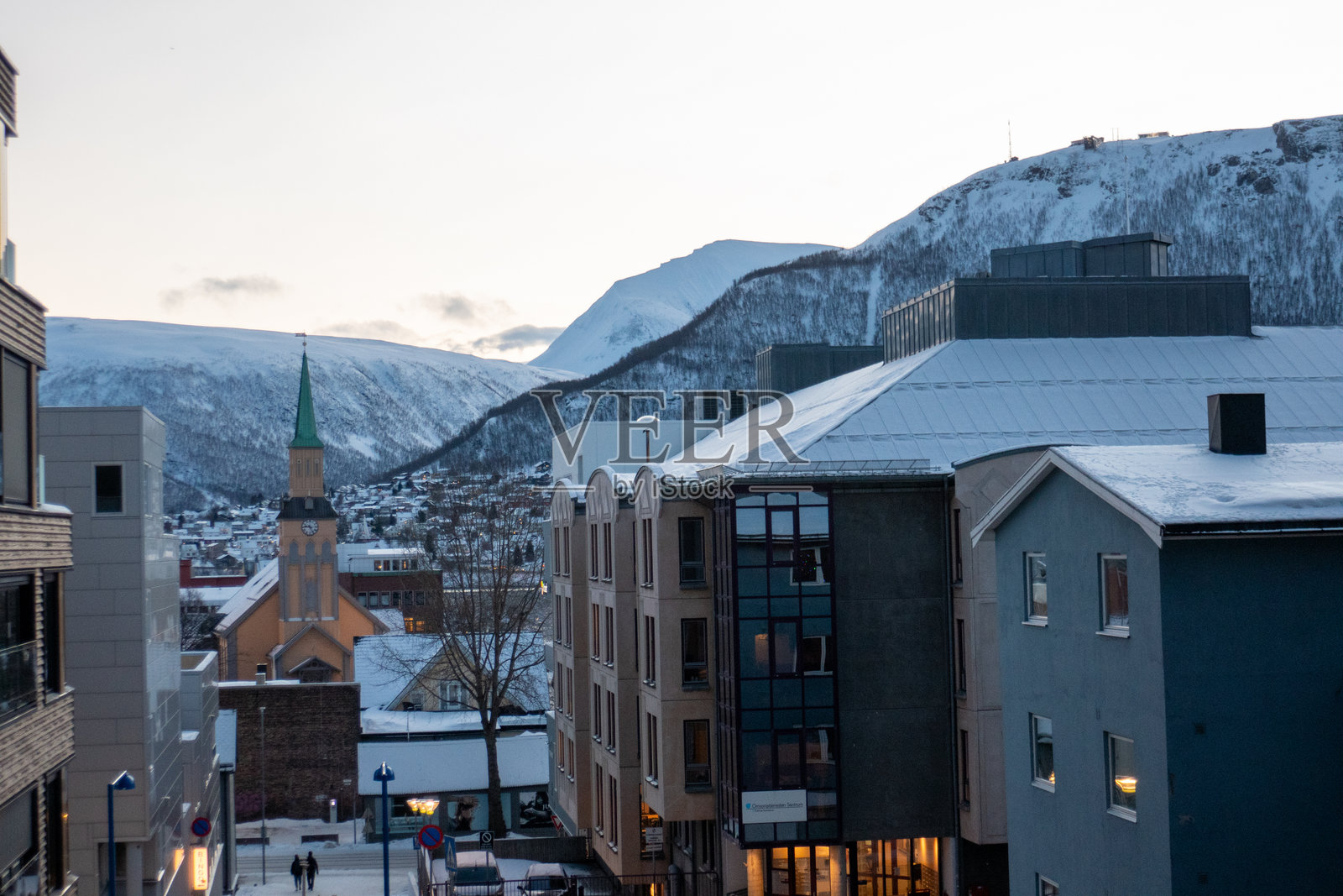 特罗姆瑟，挪威照片摄影图片