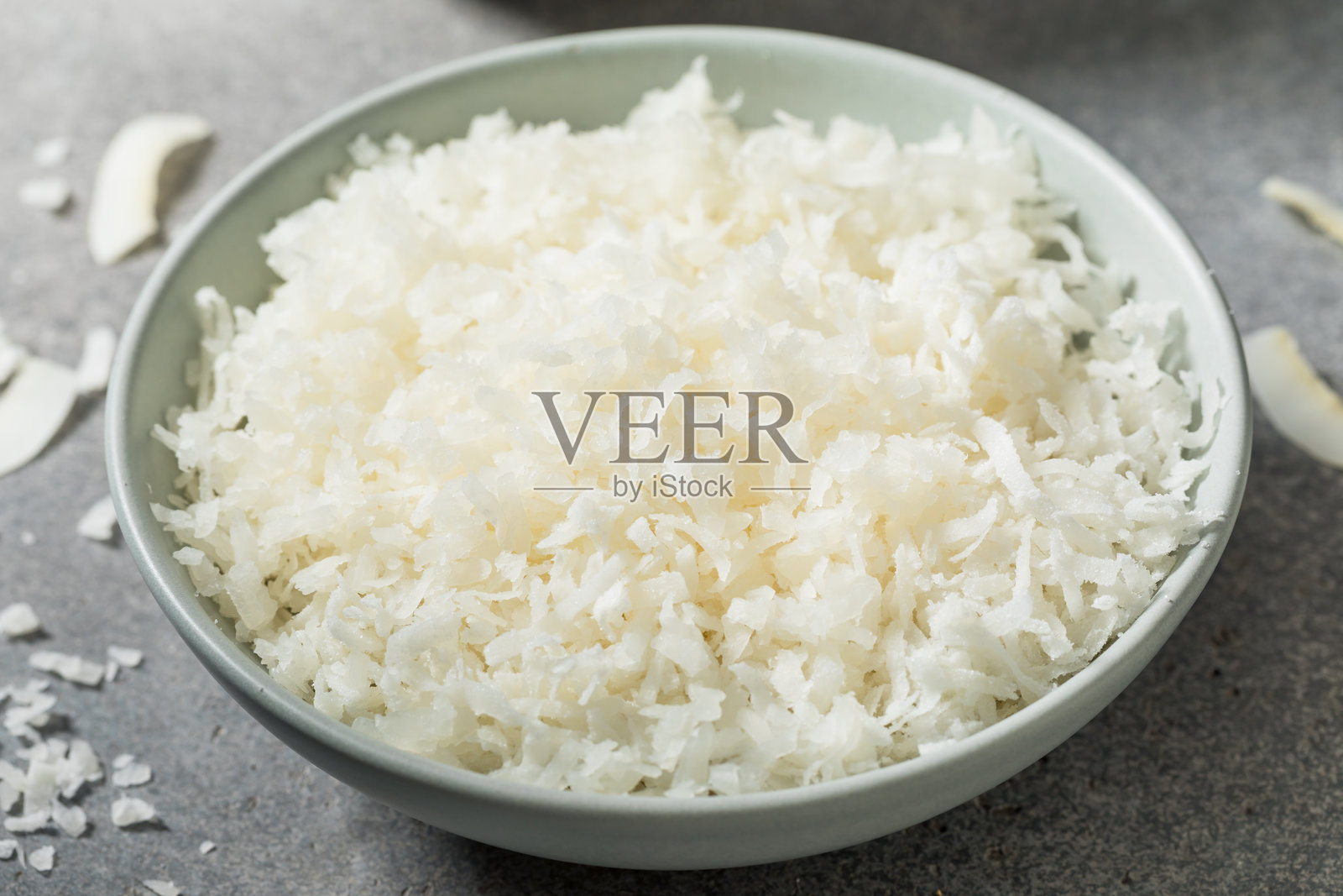 甜味有机椰子丝照片摄影图片