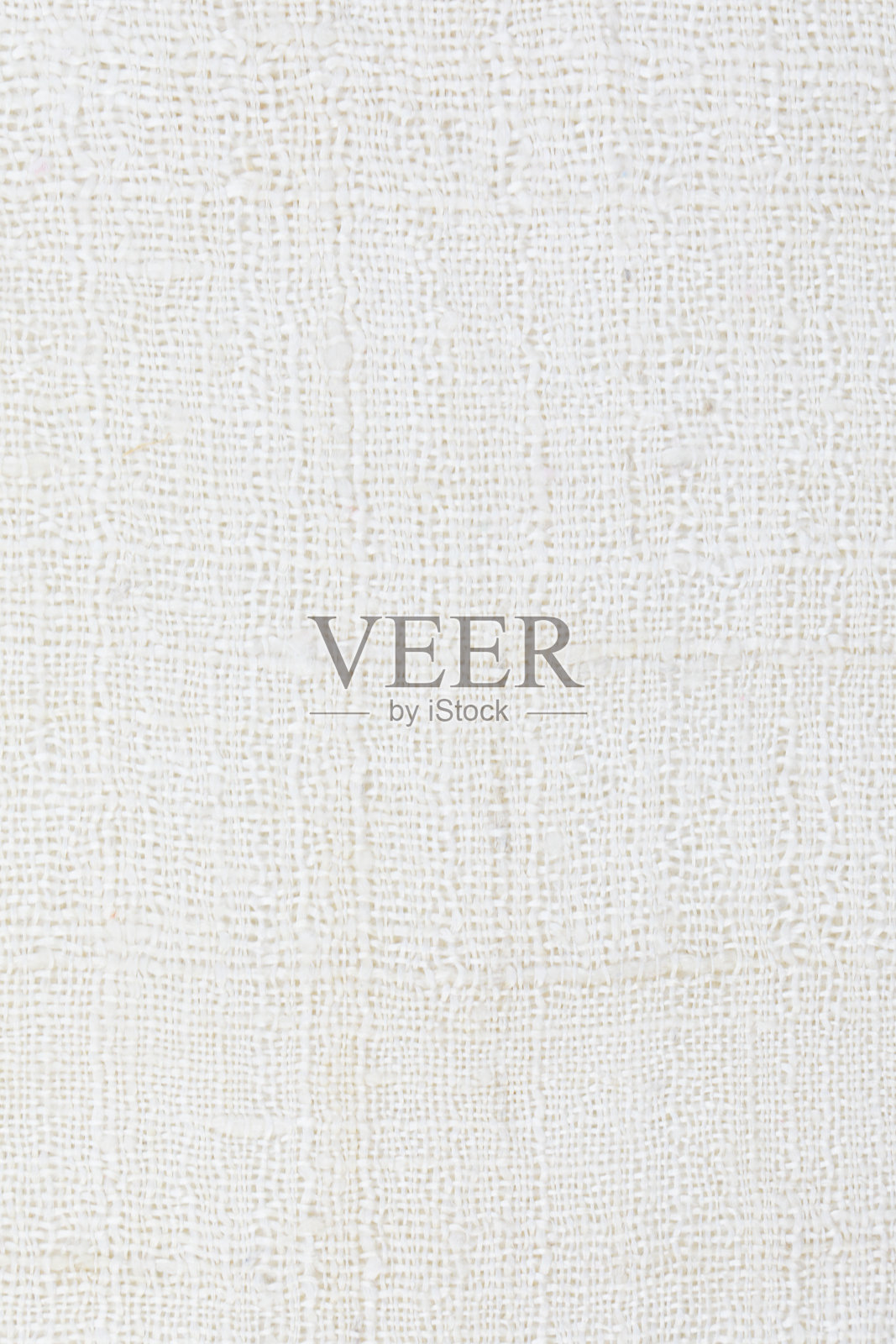 白色亚麻布料纹理或背景，垂直形状照片摄影图片