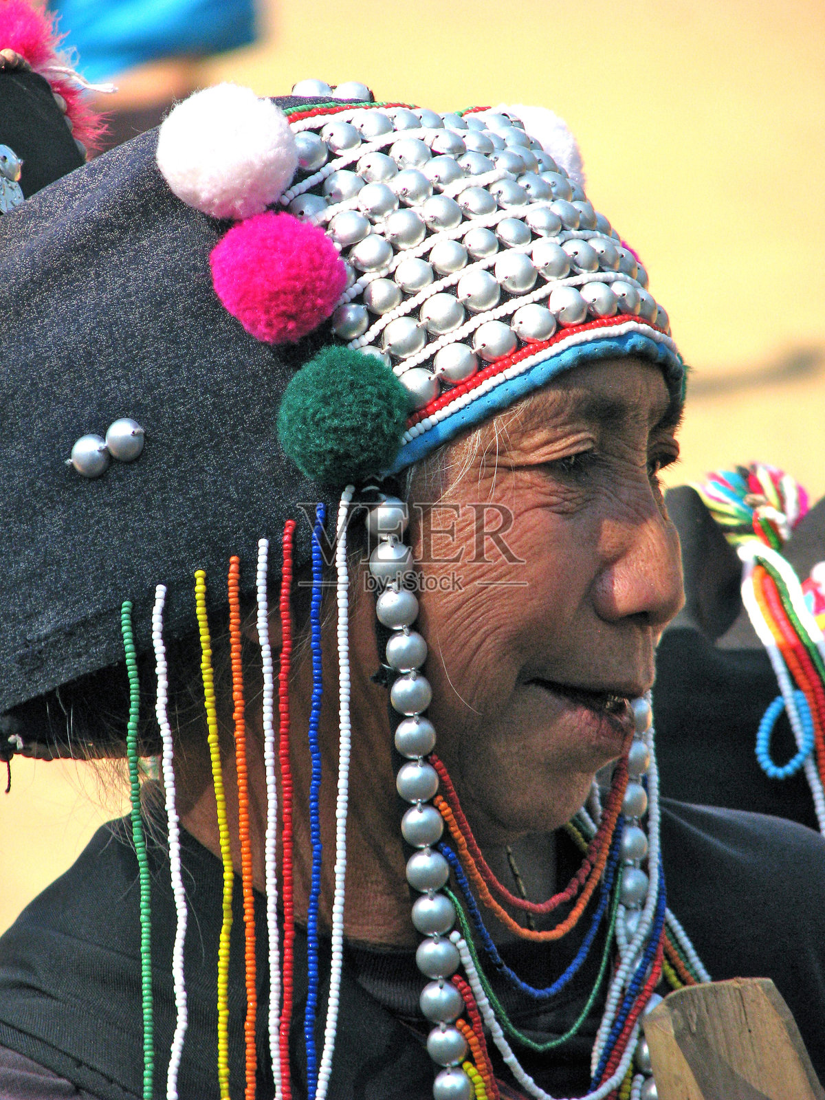 阿卡族女性照片摄影图片