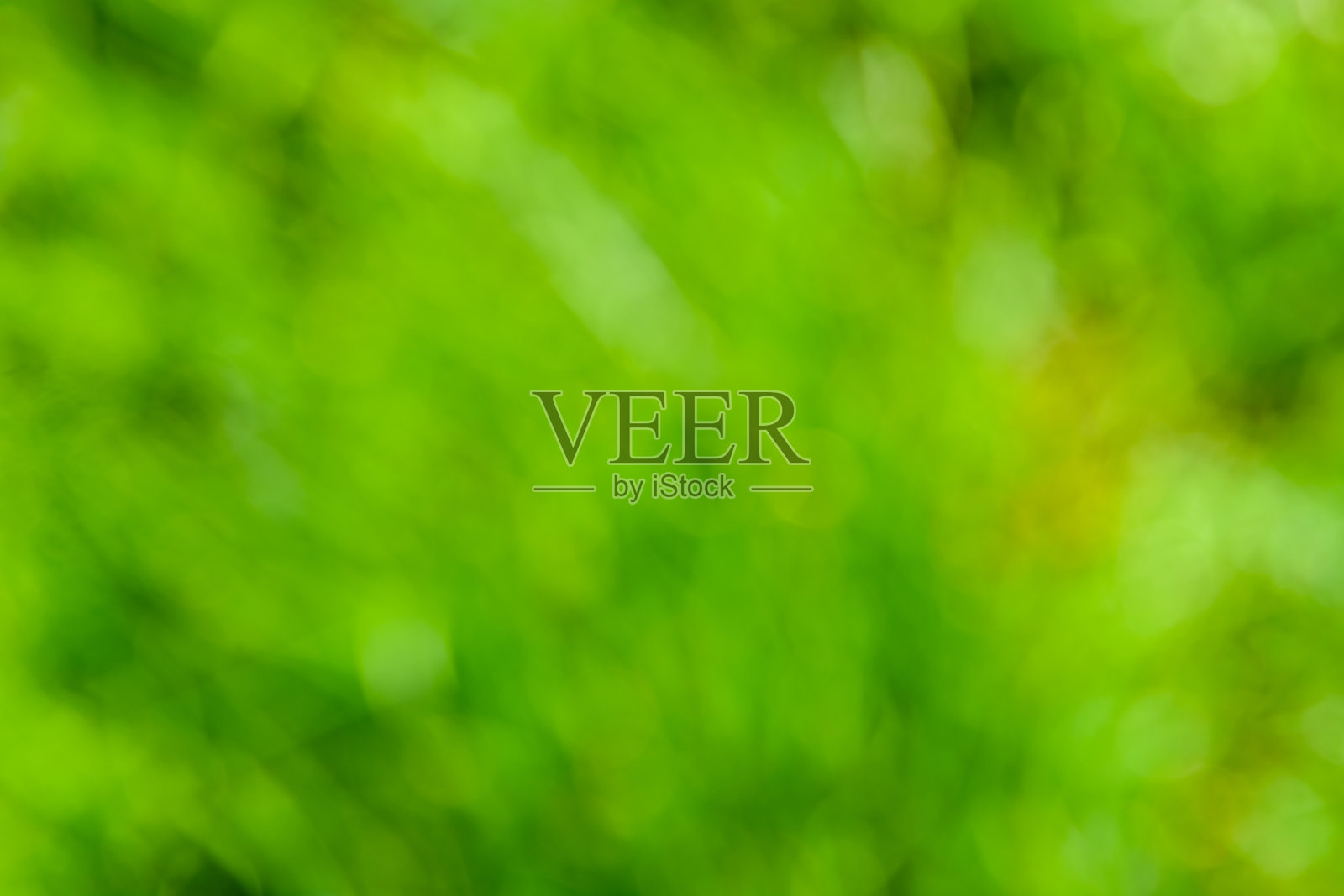 失焦和模糊的背景。绿色的散景照片摄影图片