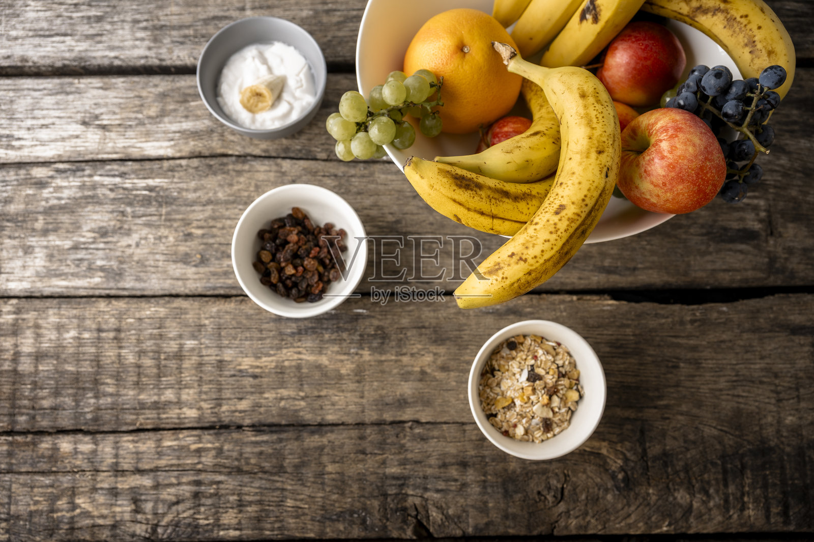 乡村风格的早餐摆设照片摄影图片