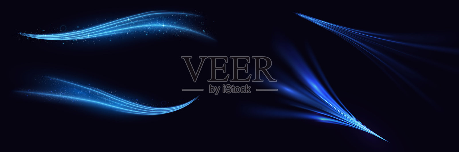 漩涡效果，高速概念。运动光效插画图片素材