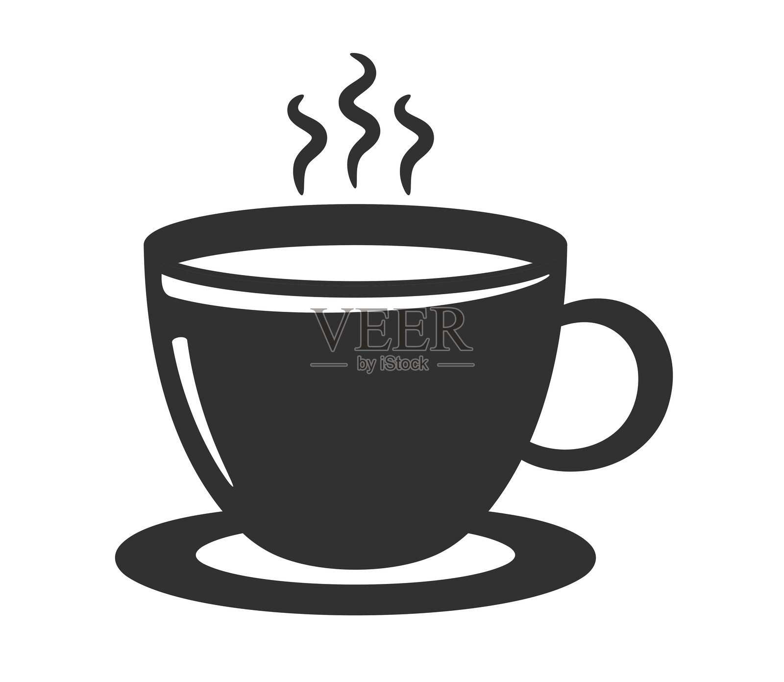 热咖啡杯插画图片素材