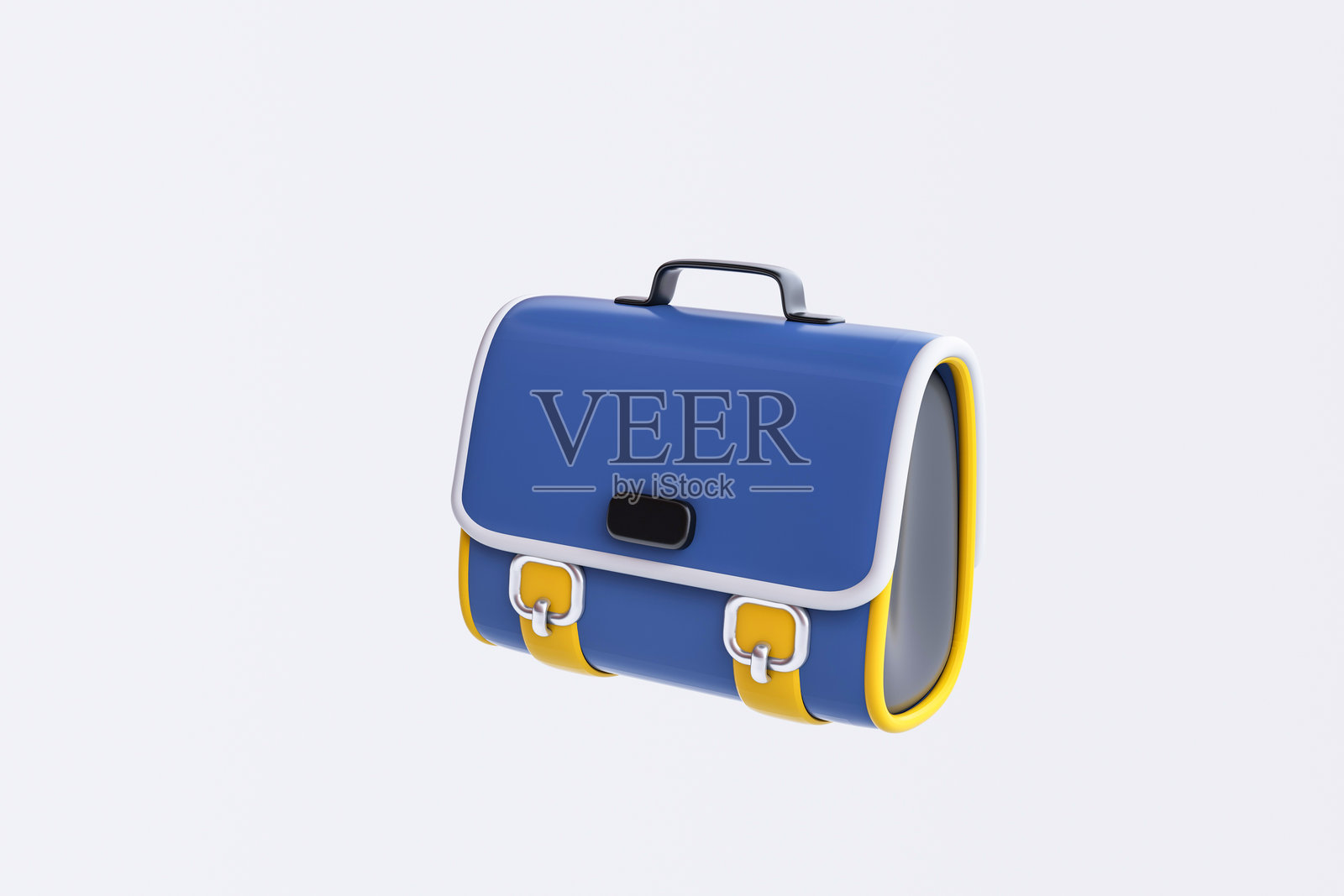 3D渲染的商务公文包或书包，商业、金融、教育概念。照片摄影图片