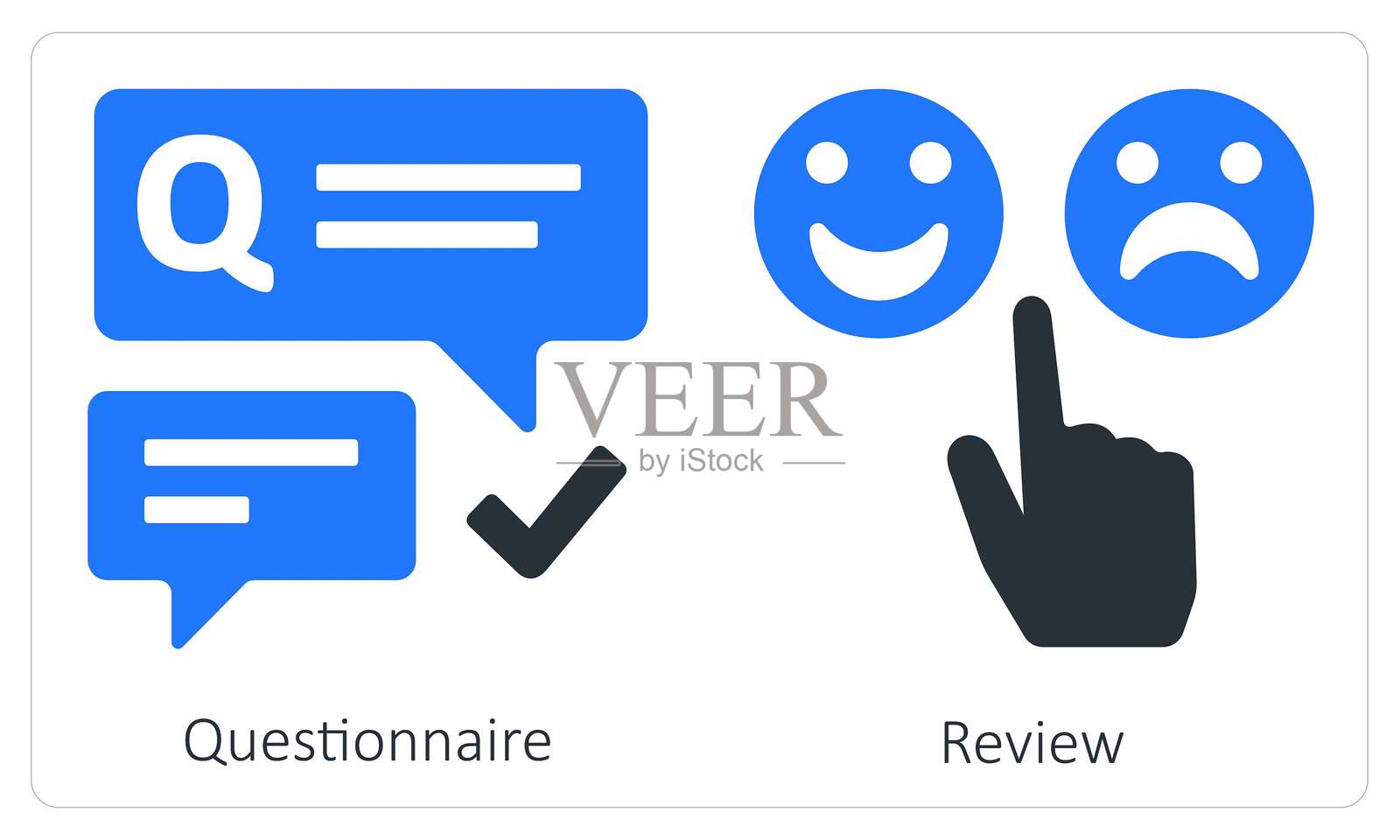 问卷和评审插画图片素材