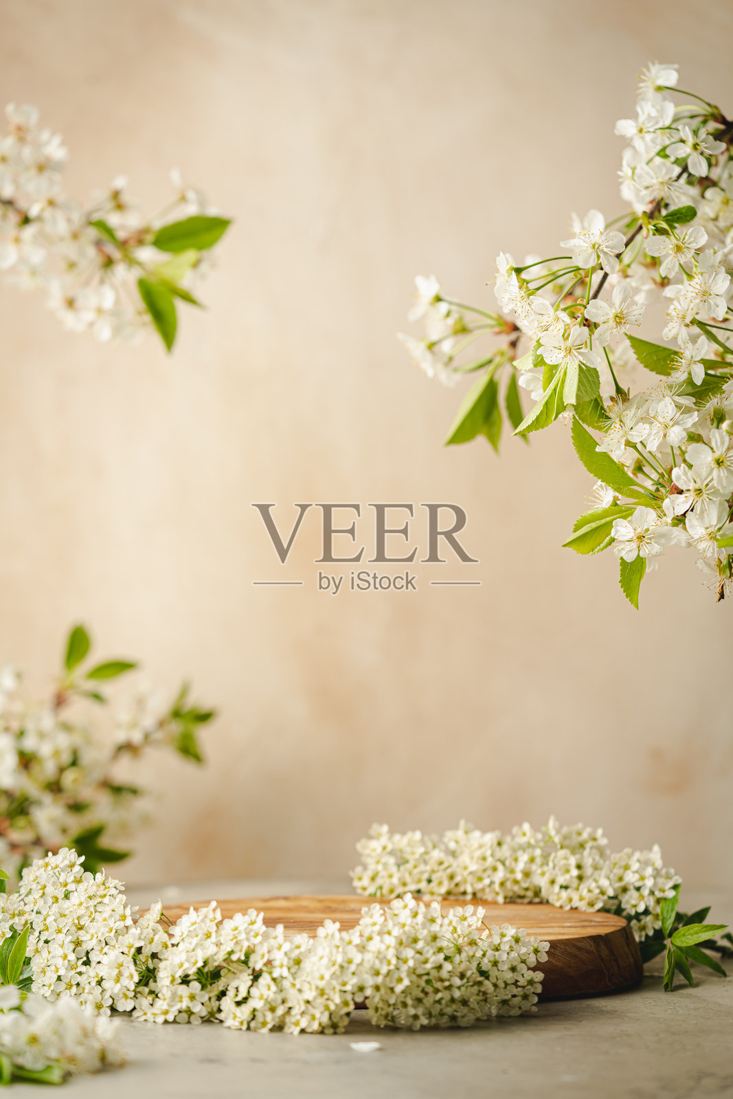 几何形状的空讲台照片摄影图片