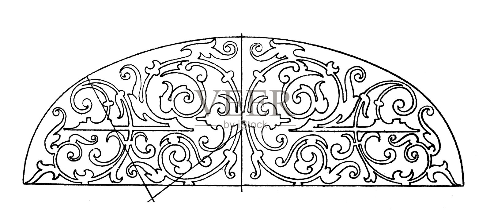 封闭装饰（椭圆面板），装饰，设计元素插画图片素材