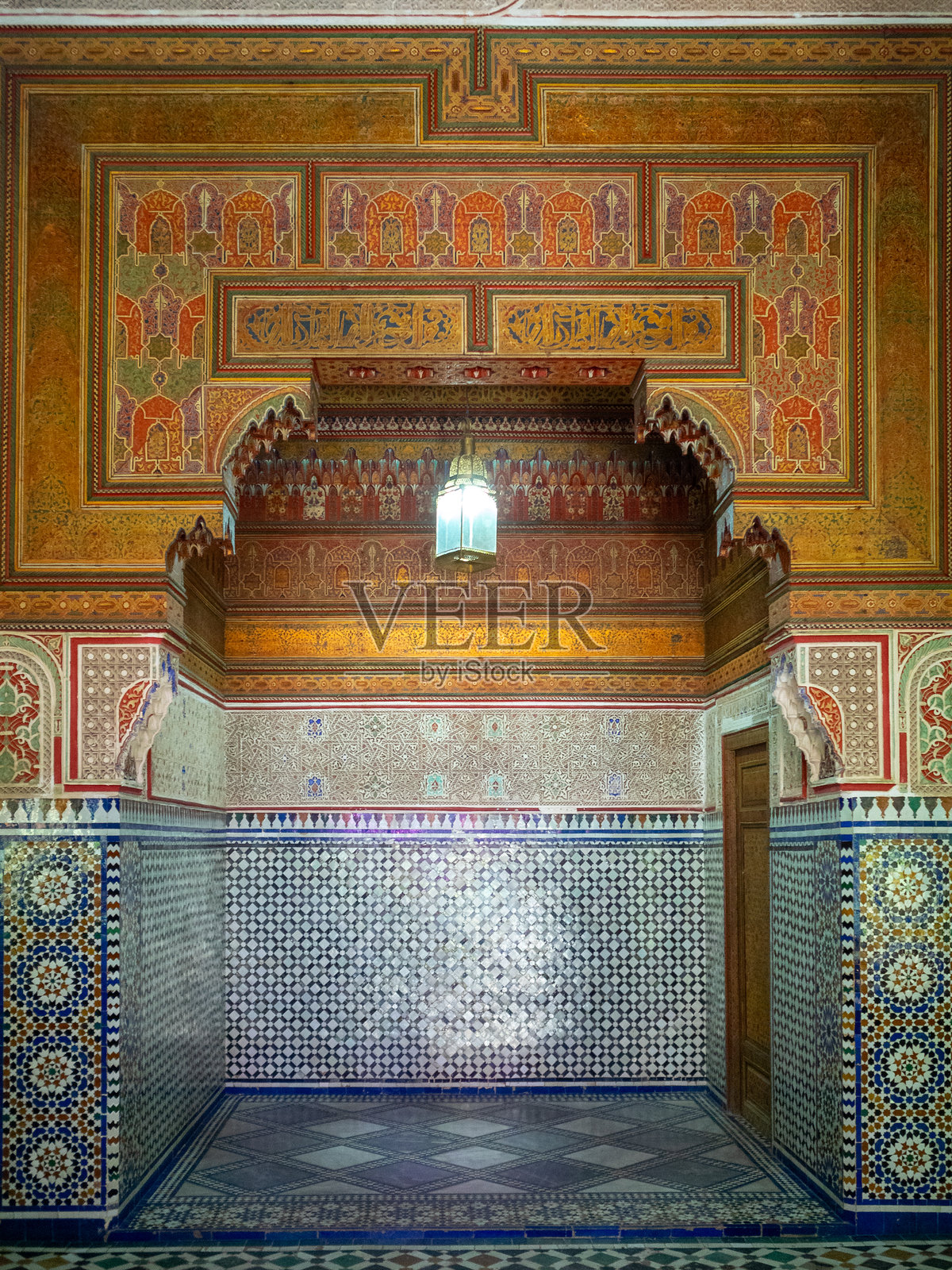 巴伊亚宫，马拉喀什照片摄影图片