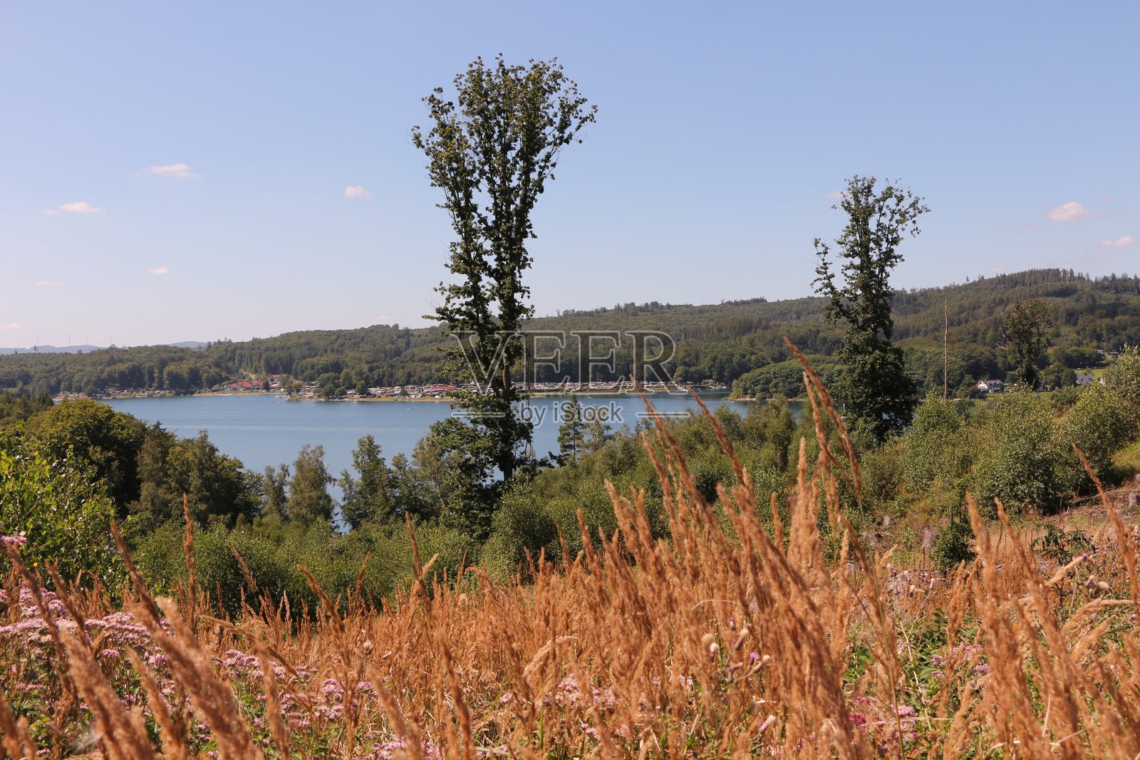 索尔佩湖在绍尔兰的印象照片摄影图片