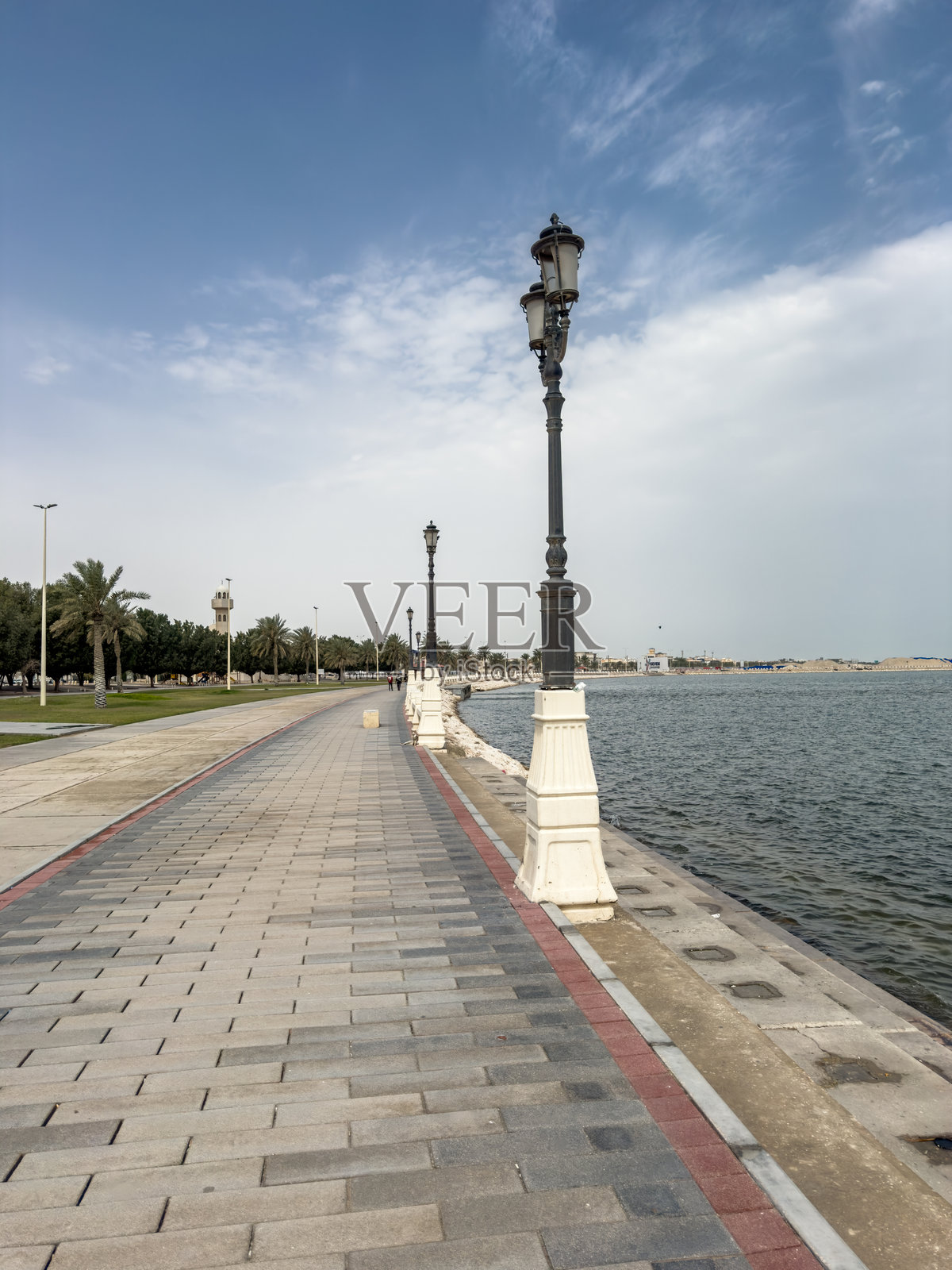 沙特阿拉伯达曼的达曼海滨长廊照片摄影图片