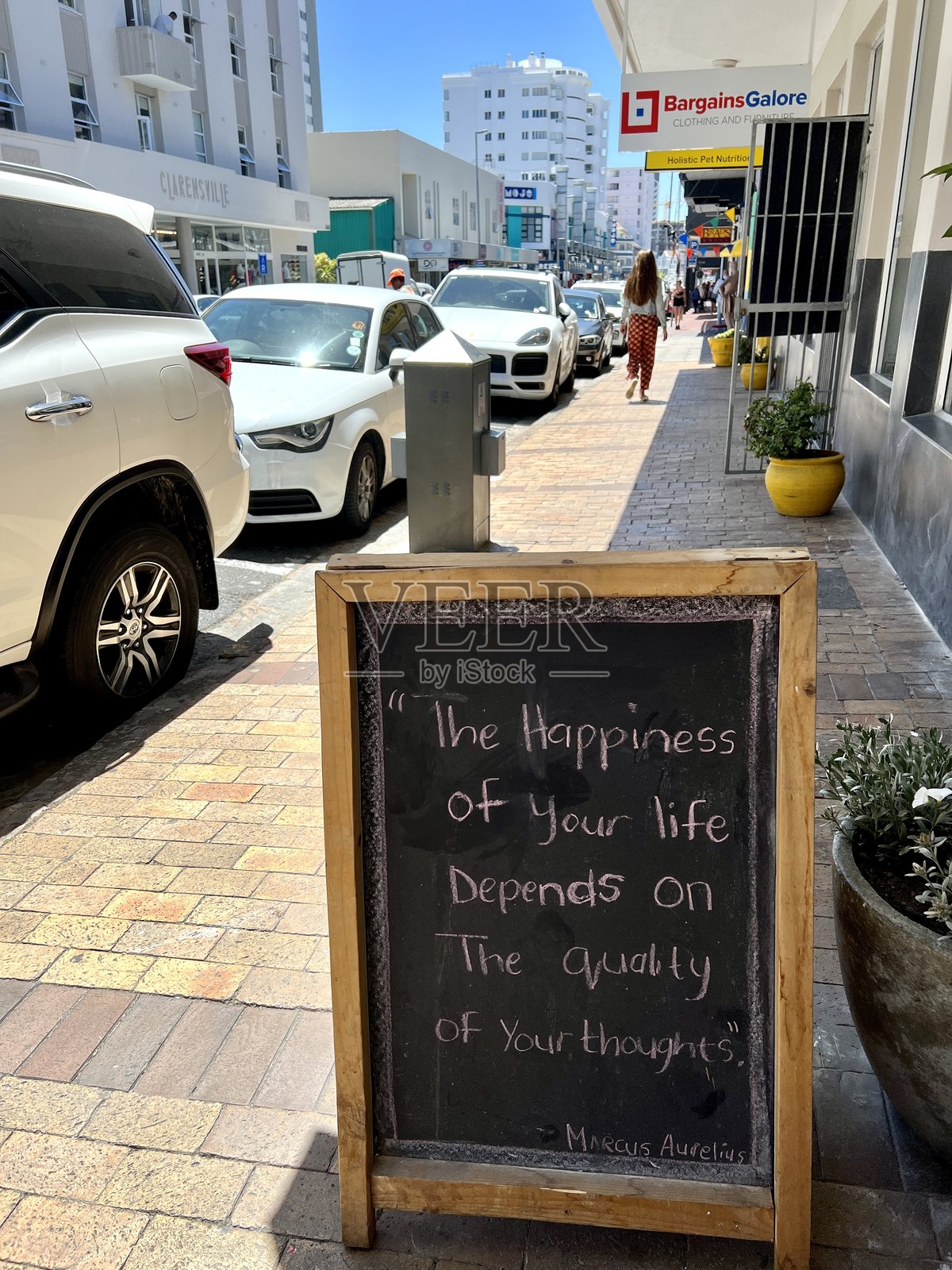 南非开普敦的商店和咖啡馆照片摄影图片