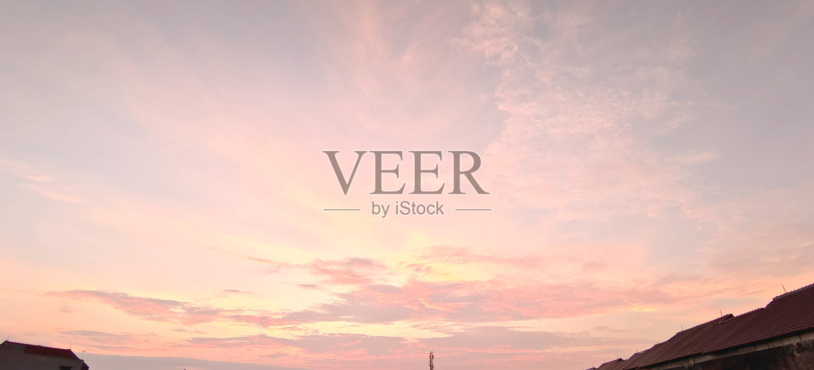 清晨云彩的美丽照片摄影图片