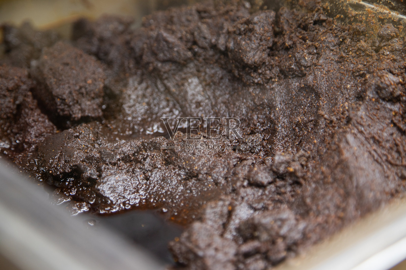 市场摊位出售著名的波布拉诺酱。照片摄影图片