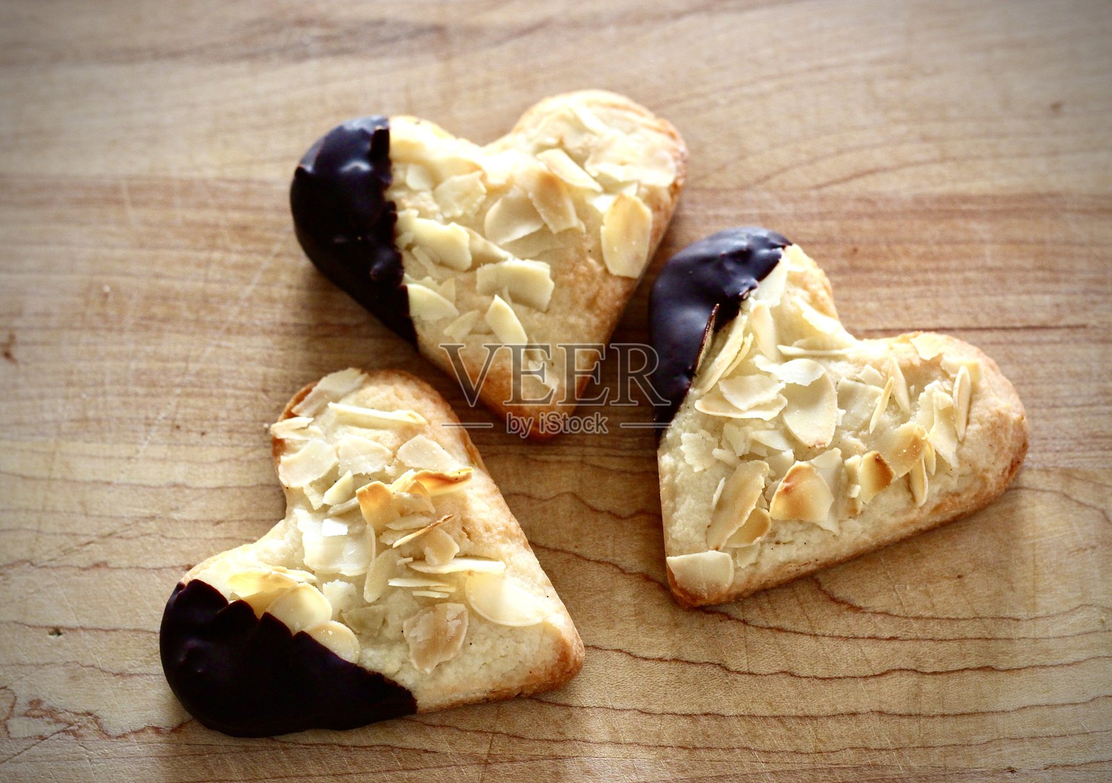 心形饼干照片摄影图片