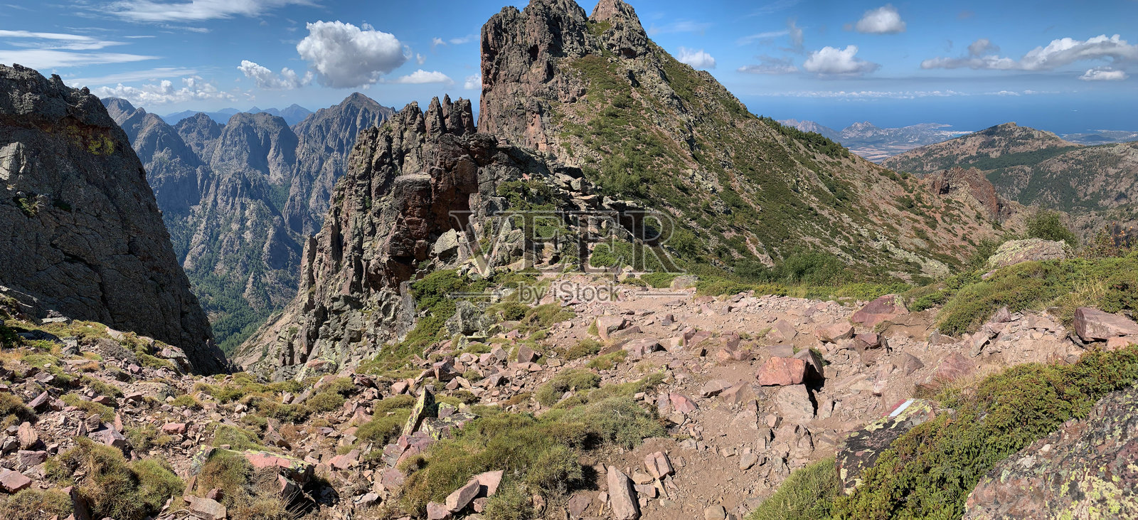 北科西嘉的GR20徒步旅行照片摄影图片