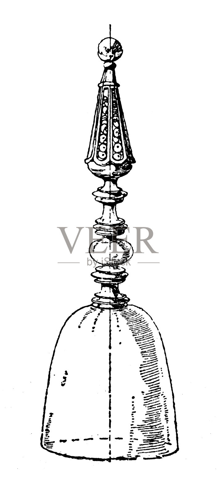 装饰物品：餐具、陶器和容器：饮用器具插画图片素材