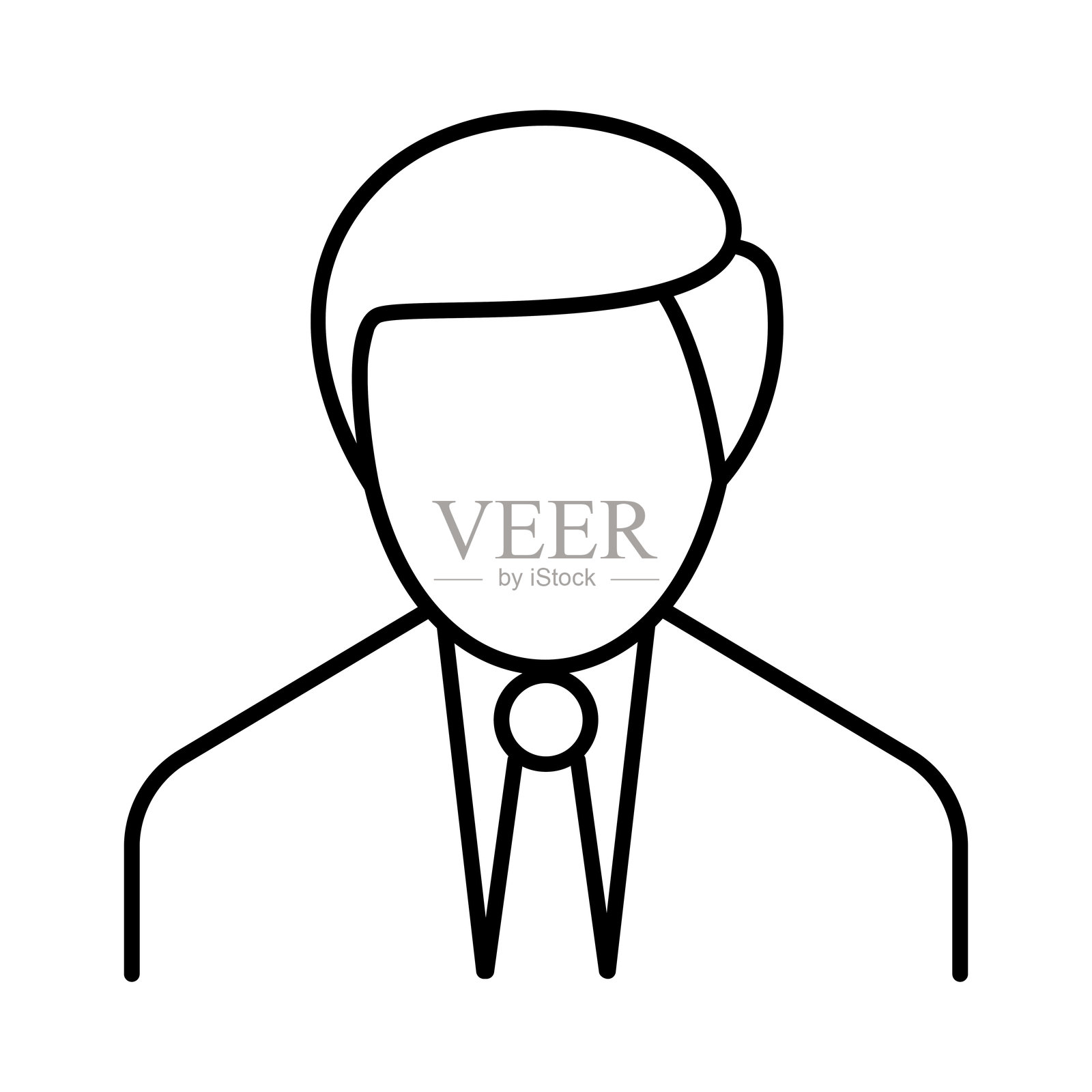 商人图标插画图片素材