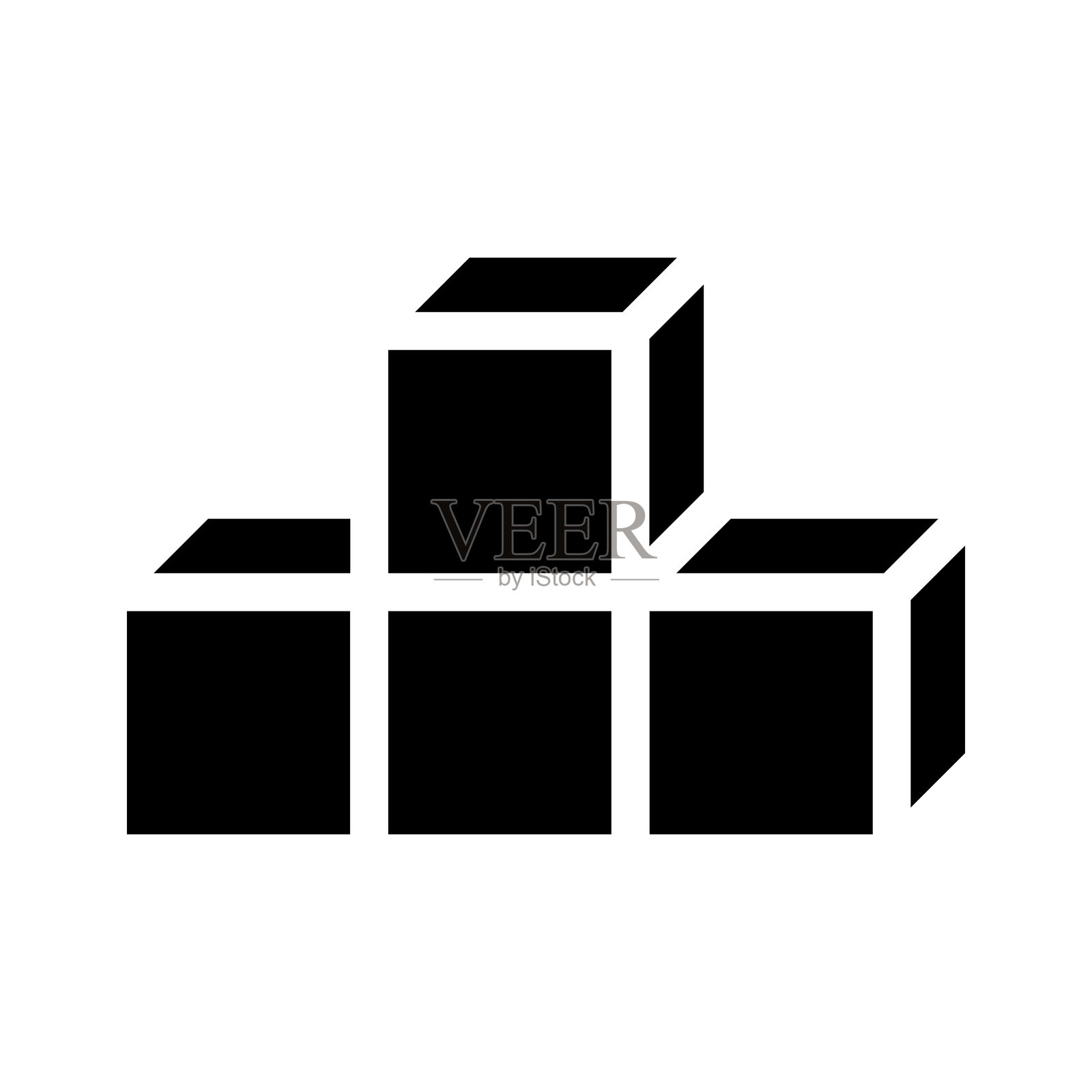 扁平图标风格的结构图标插画图片素材