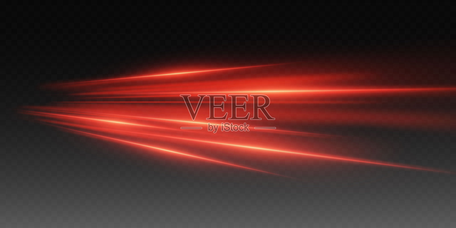 速度霓虹轨迹和线条。激光运动的光效。插画图片素材