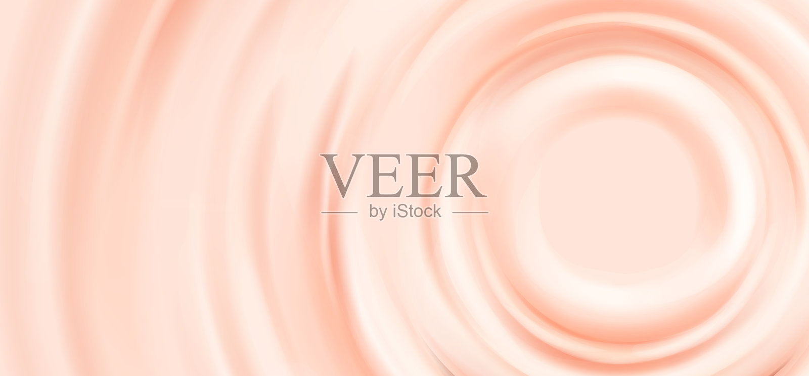 草莓奶油酸奶漩涡背景插画图片素材