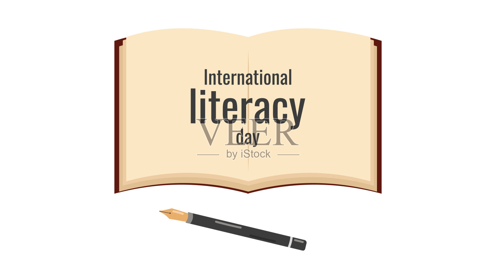 国际图书日 识字日 阅读 教育插画图片素材