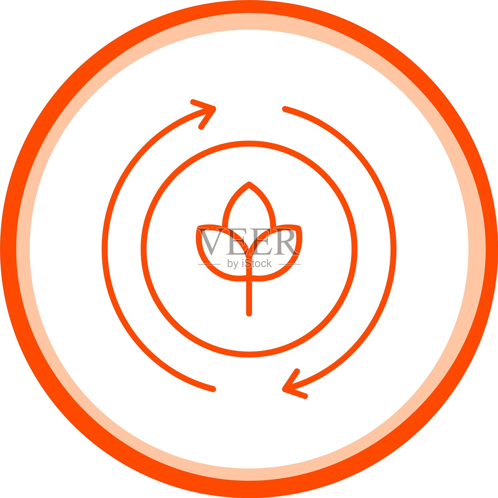 回收标志插画图片素材