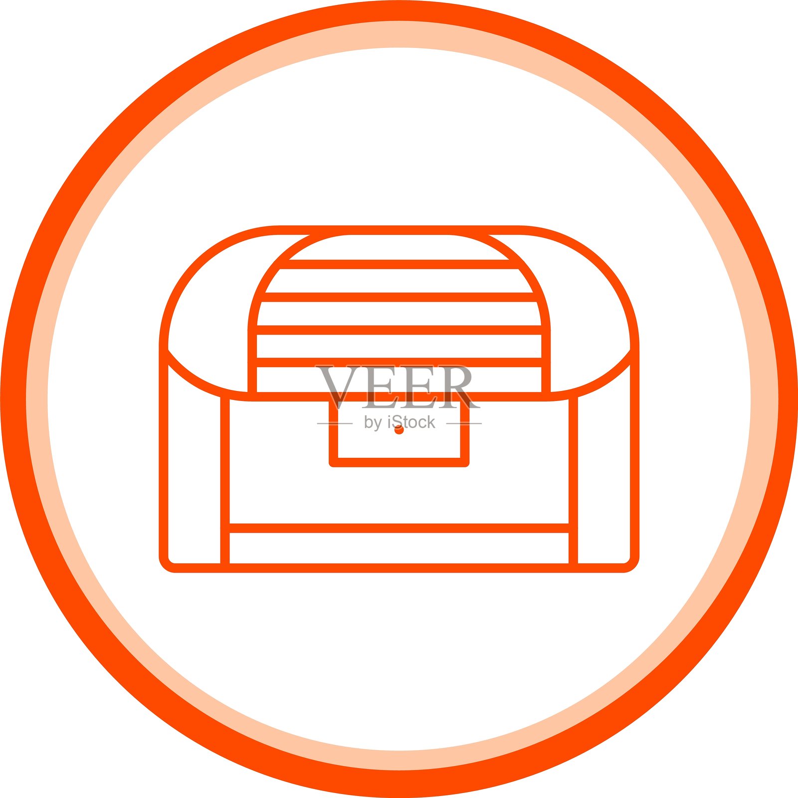 宝藏图标插画图片素材