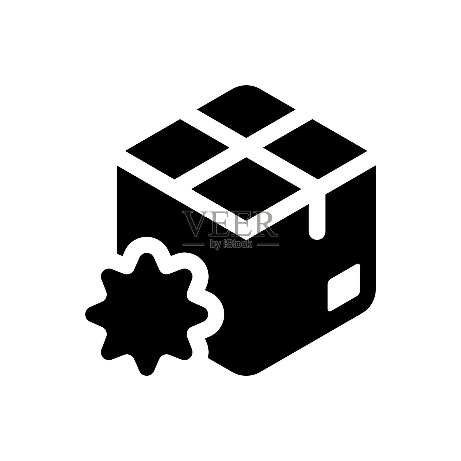 新产品。设计图标在空白背景上插画图片素材