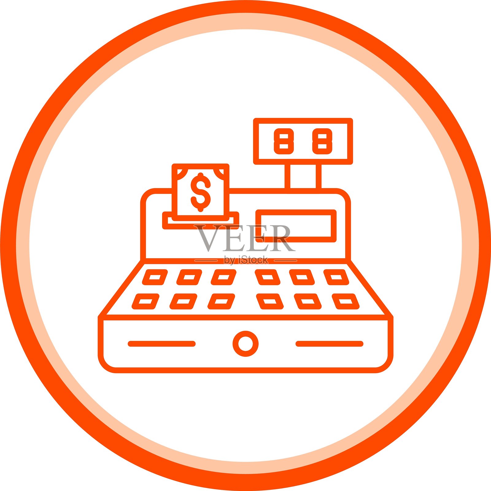 现金机图标插画图片素材