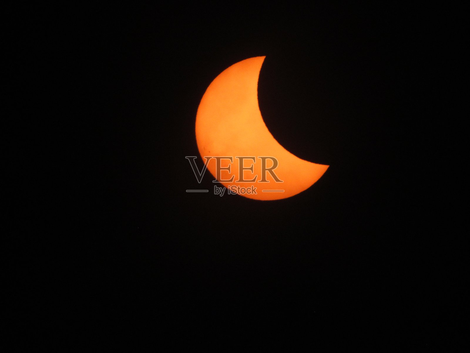 2017年在南卡罗来纳州安德森观看的全日食照片摄影图片