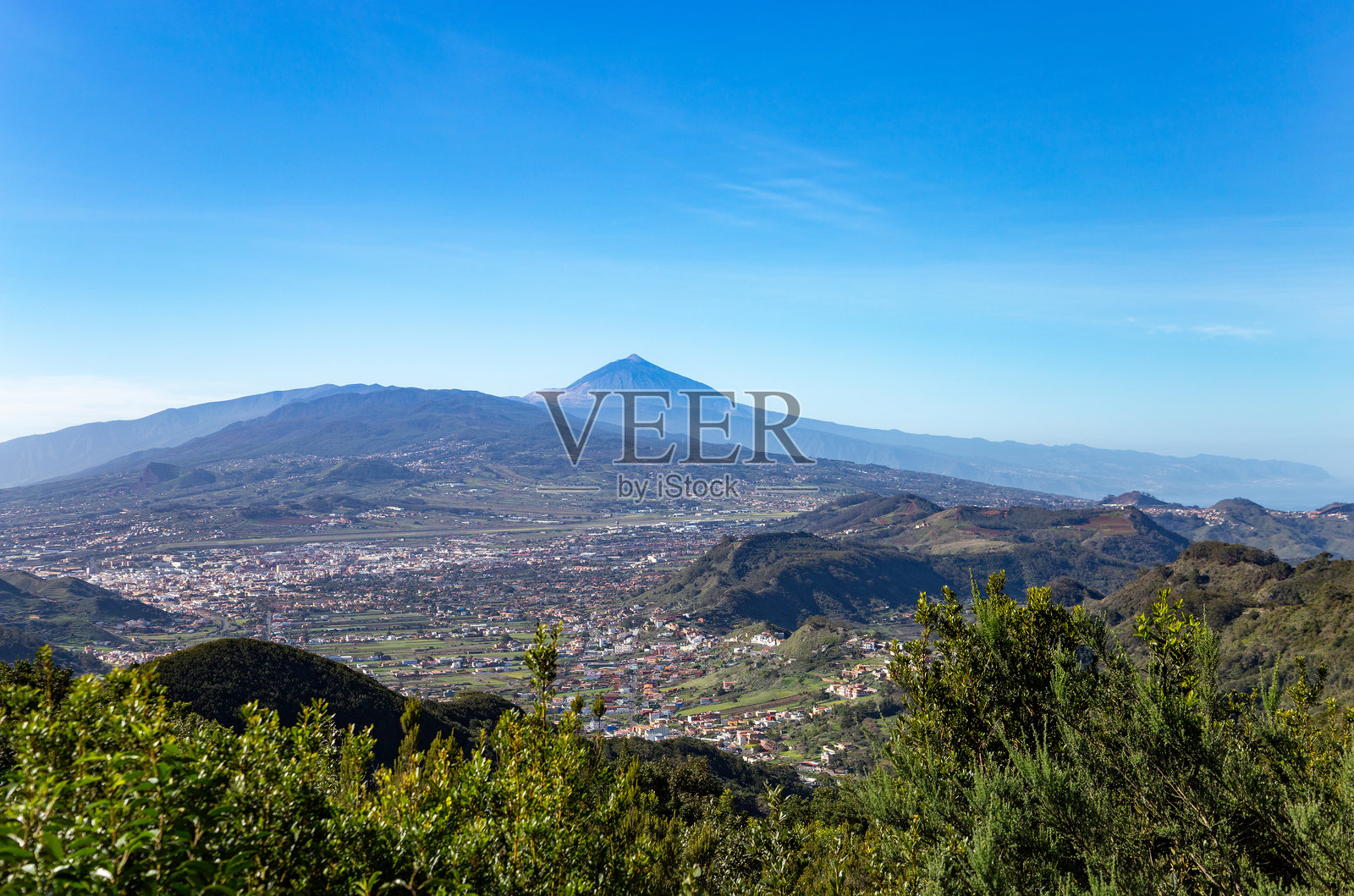 西班牙，加那利群岛，特内里费岛，拉斯梅尔塞德斯镇。照片摄影图片