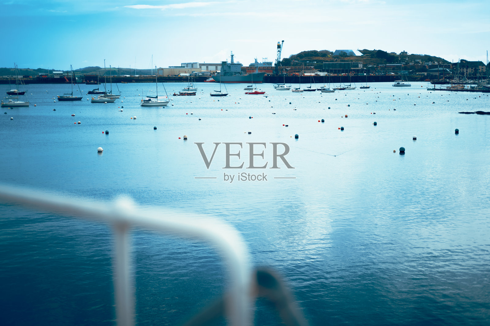 英国康沃尔州法尔茅斯周边的风景照片摄影图片