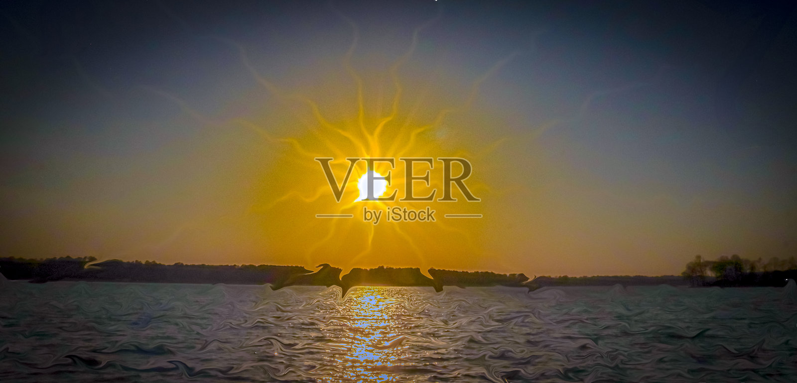 日落降落照片摄影图片