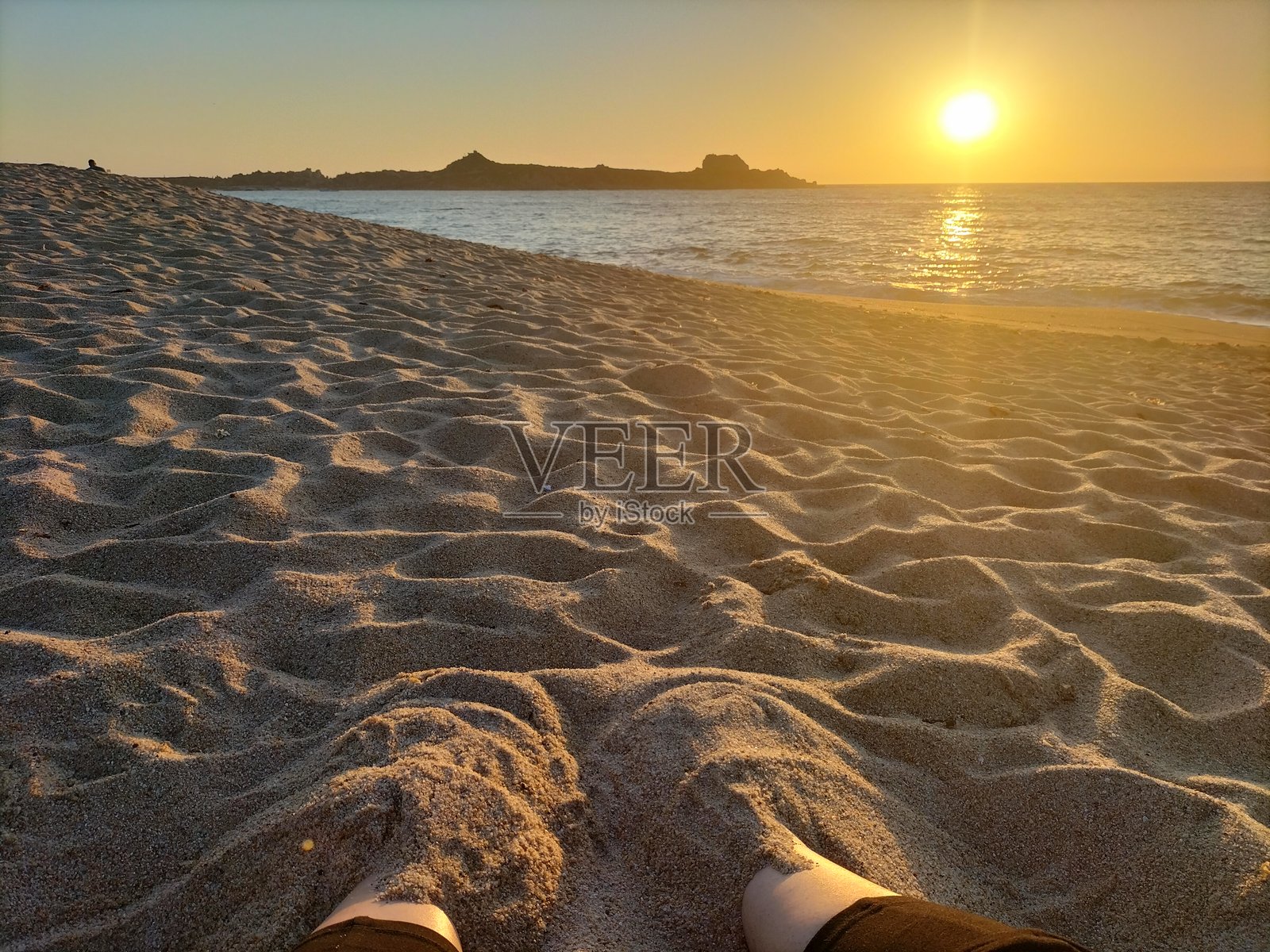 迷人的日落照片摄影图片