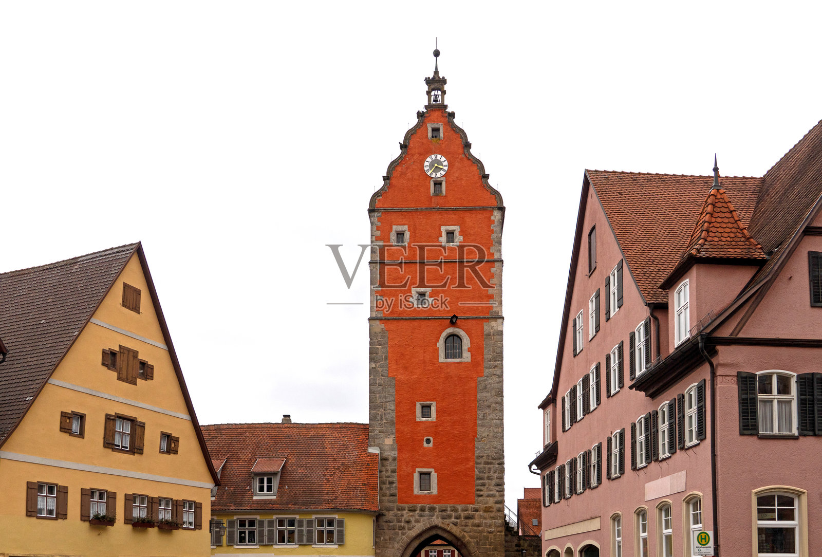 丁克尔斯比尔老城照片摄影图片