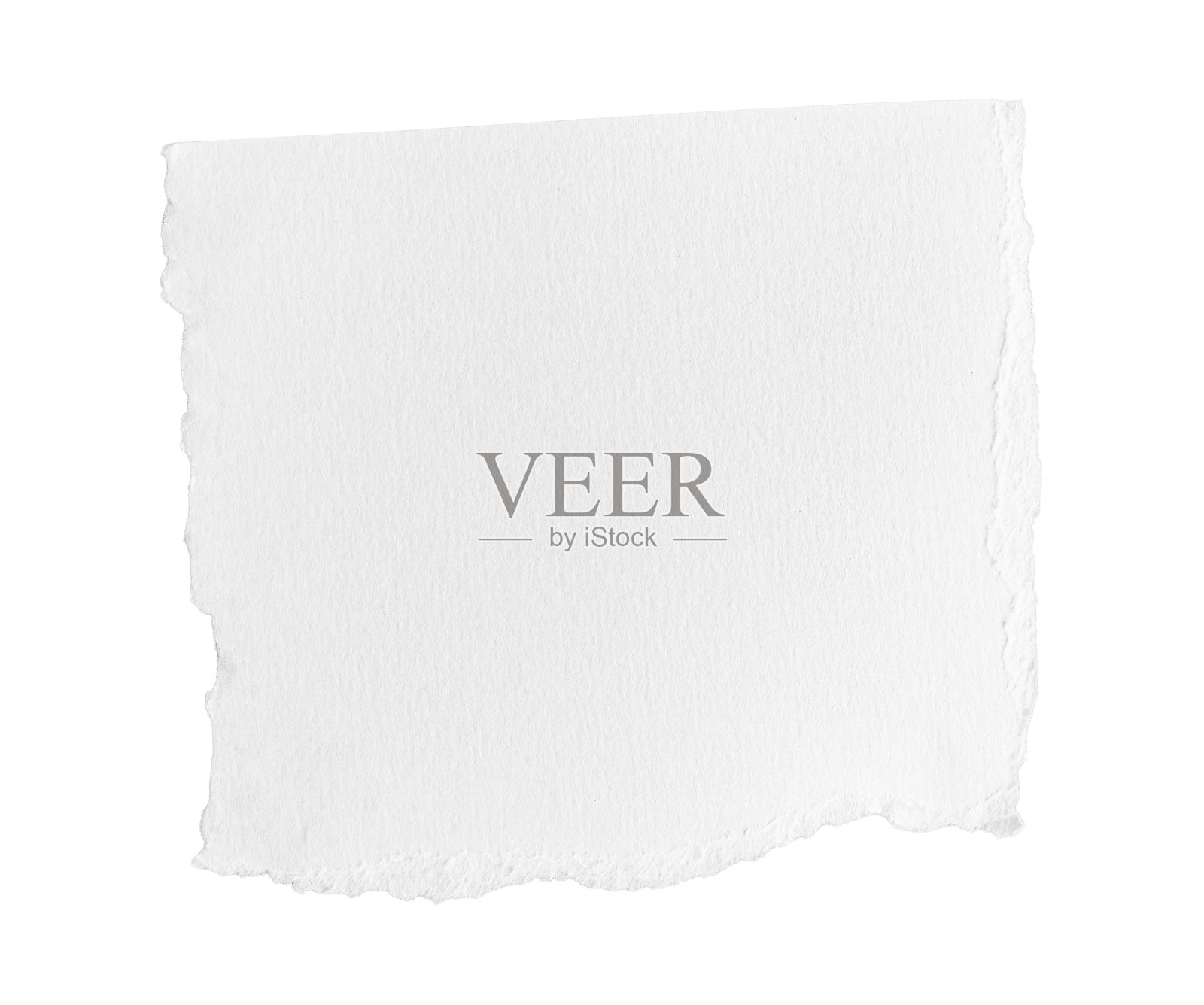 白色撕裂的纸张，孤立在白色背景上，带有剪切路径照片摄影图片