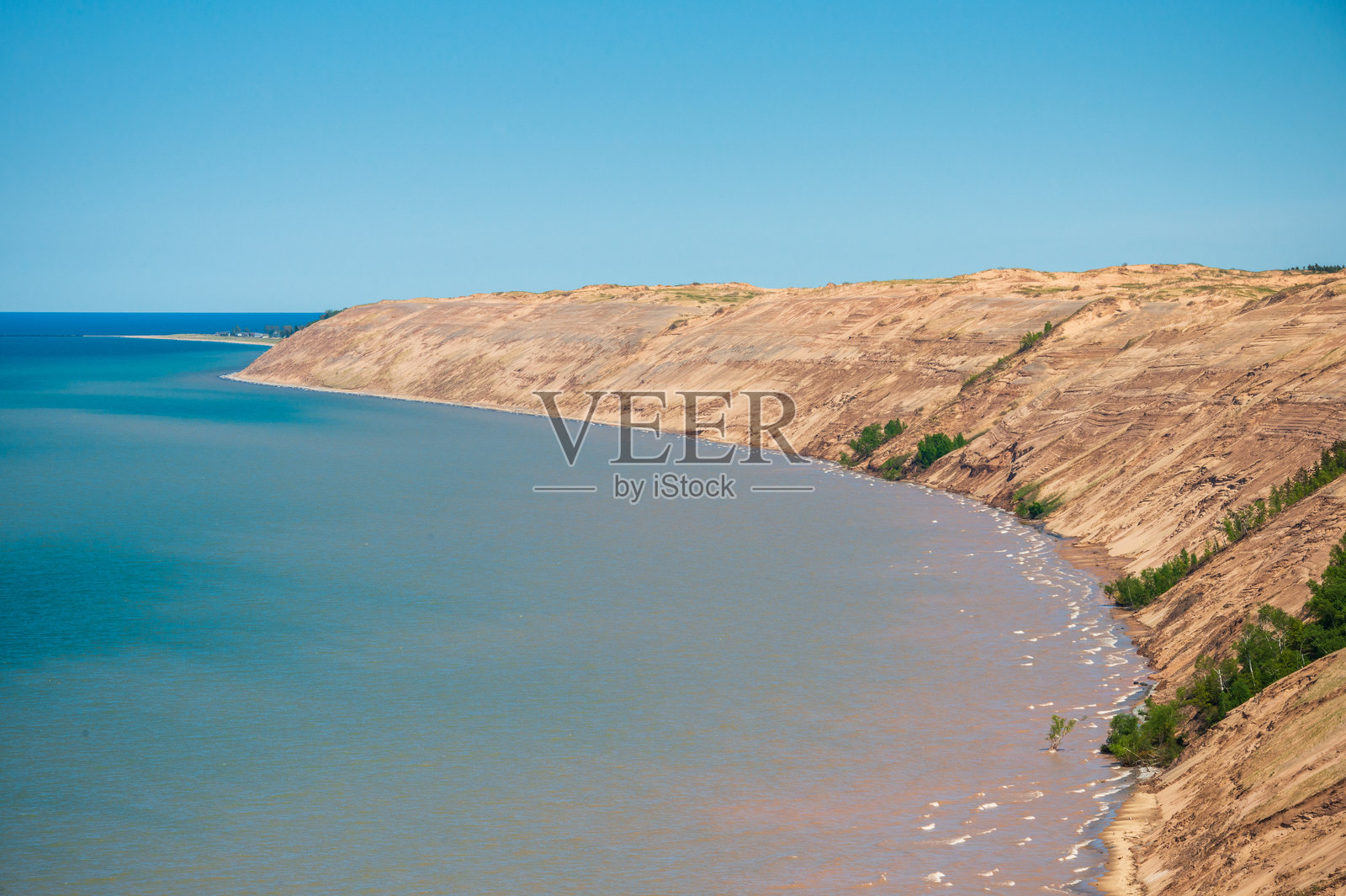 皮克图雷德岩国家湖岸的格兰德沙丘照片摄影图片