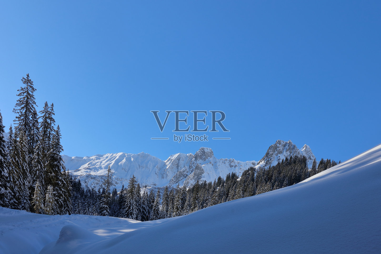 克莱因瓦尔斯特谷 - 冬季 / 克莱因瓦尔斯特谷 - 冬季照片摄影图片