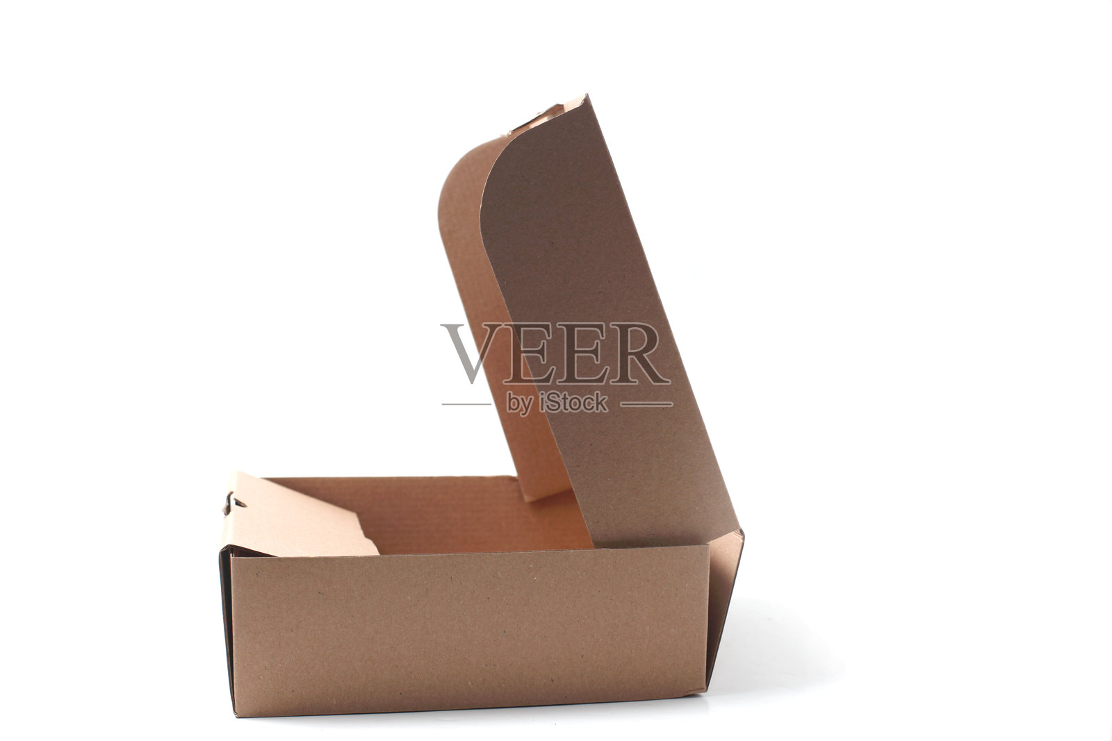 棕色纸箱是打开的照片摄影图片