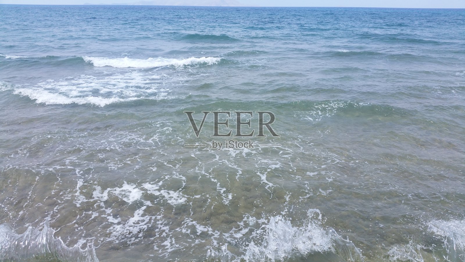 克里特岛海岸的地中海特写镜头照片摄影图片