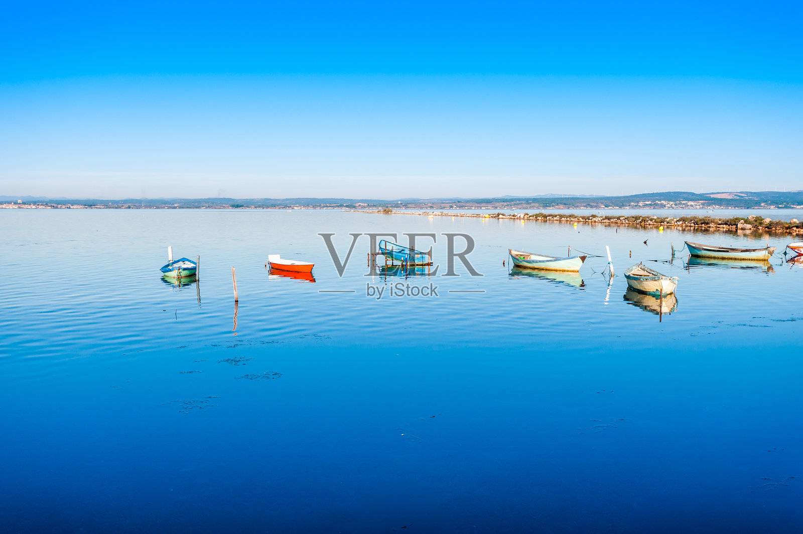 法国奥克西塔尼大区塞特的陶湖照片摄影图片