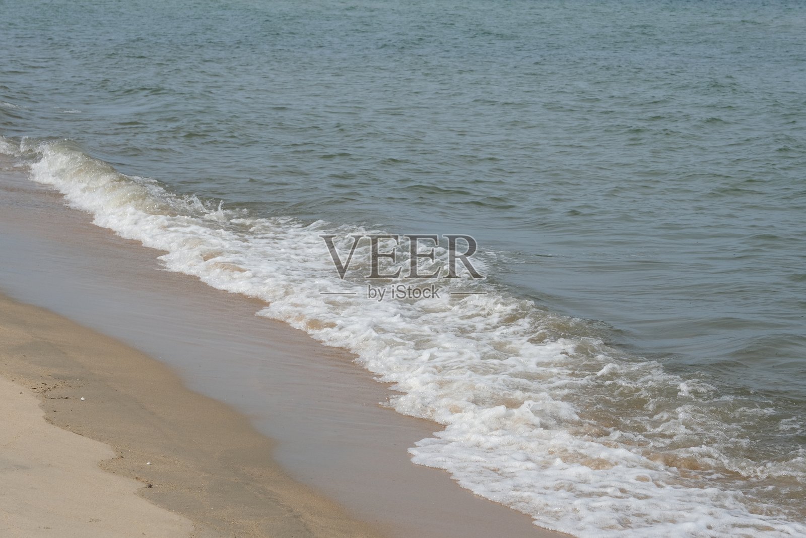 沙滩和海洋作为背景照片摄影图片