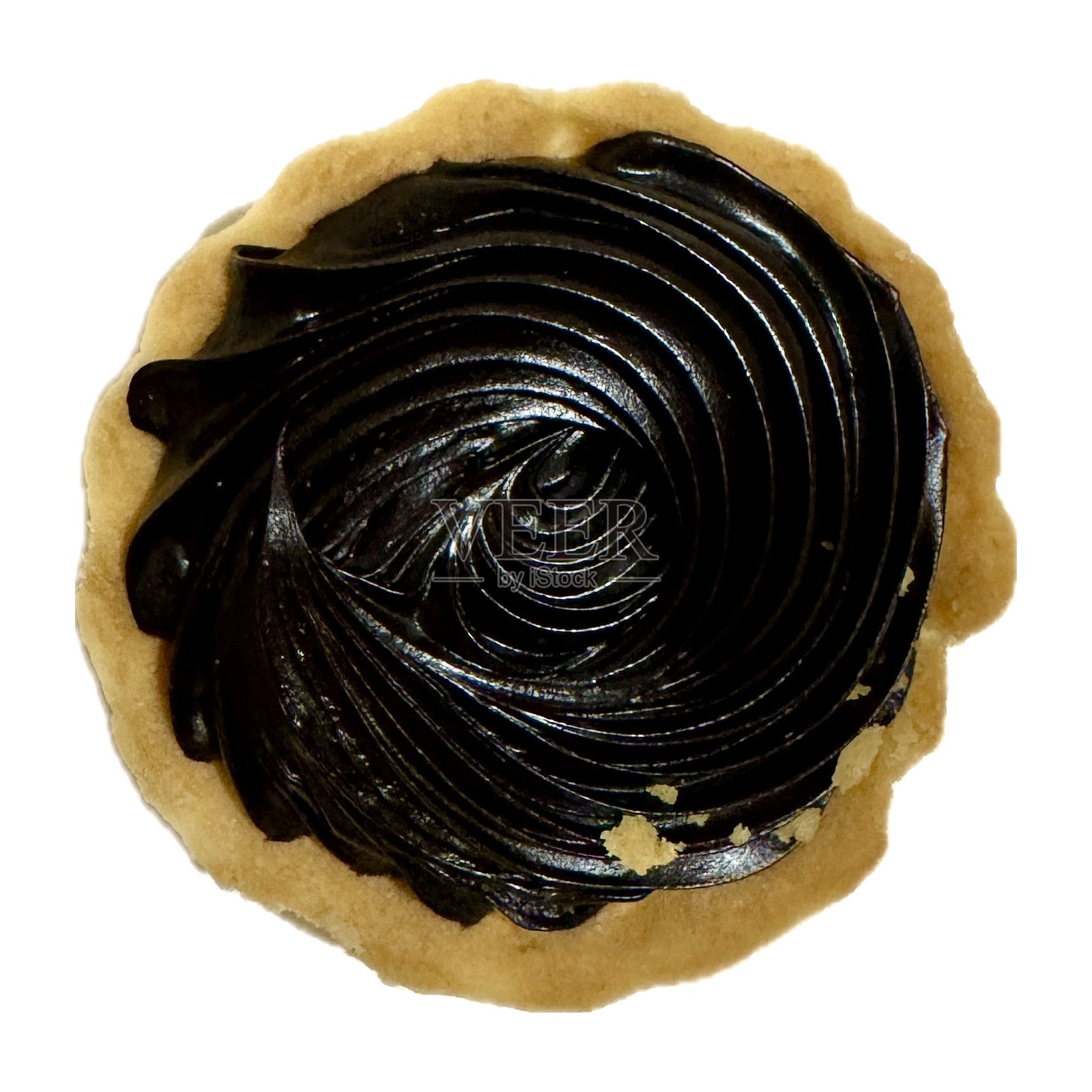 美味的巧克力挞照片摄影图片