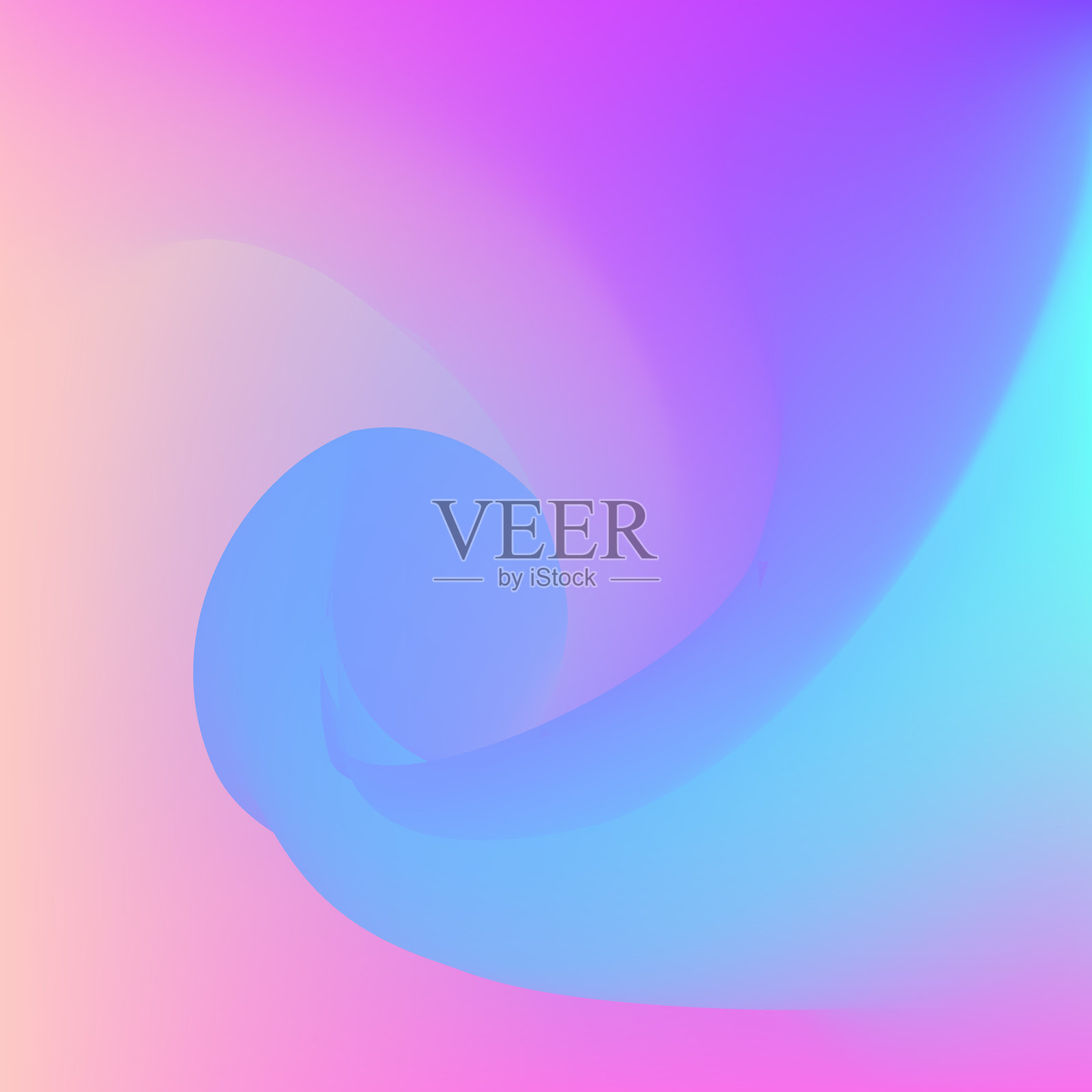 全息渐变。柔和的闪光。时尚铝箔。流行汽油邀请函。全息纹理。紫色模糊背景。图形卡片。抽象背景。紫色全息渐变。插画图片素材