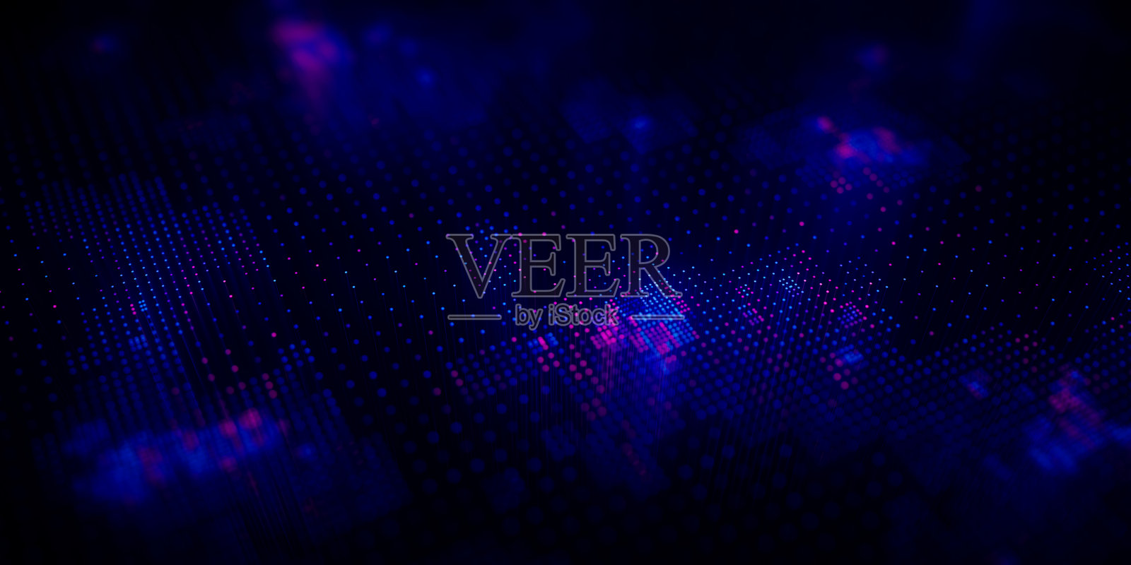 大数据集群复杂图。量子计算模式。人工智能技术神经连接的网络空间。未来主义图表。数字信息展示。照片摄影图片