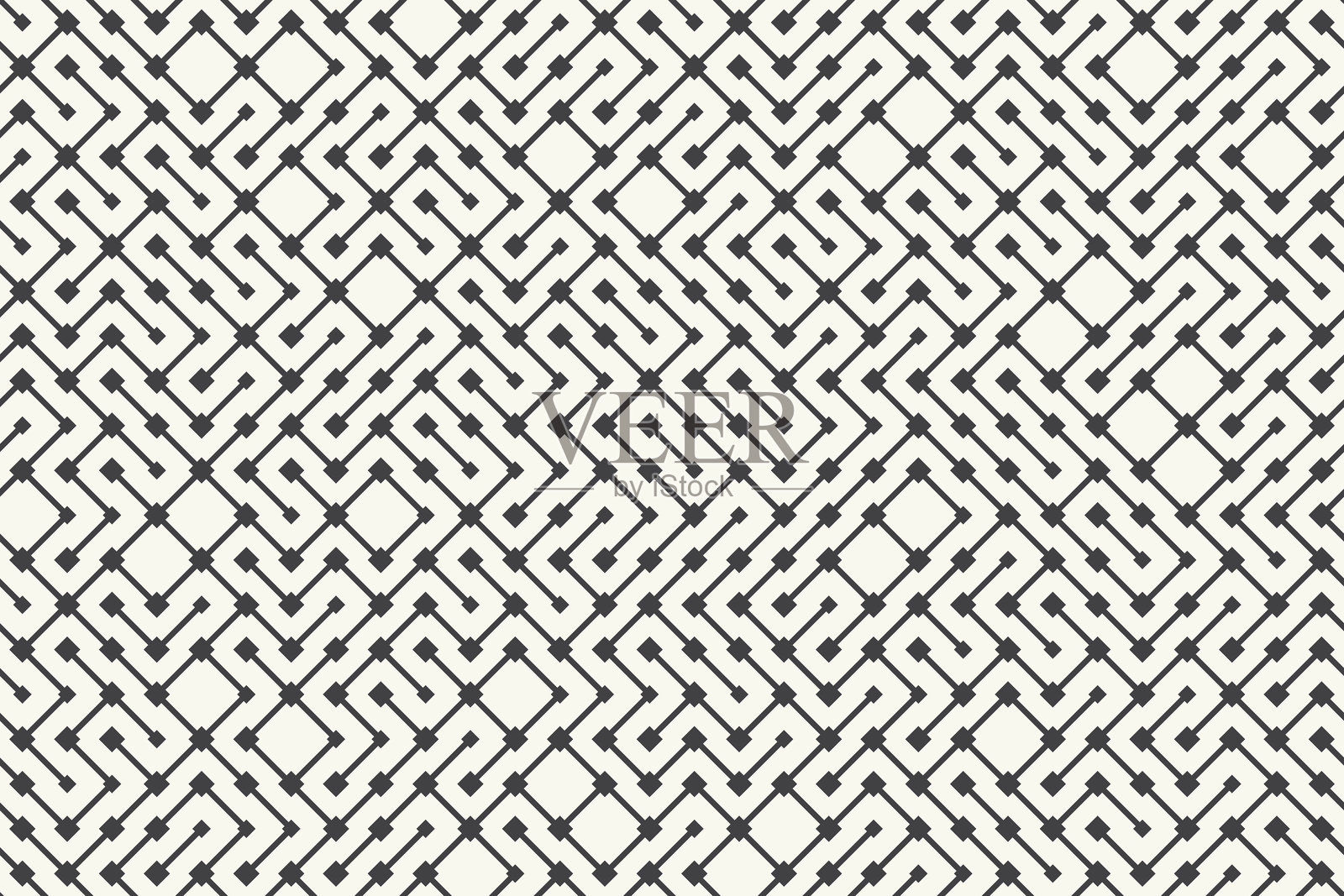 单色科技背景，抽象几何随机背景，无缝矢量图案插画图片素材