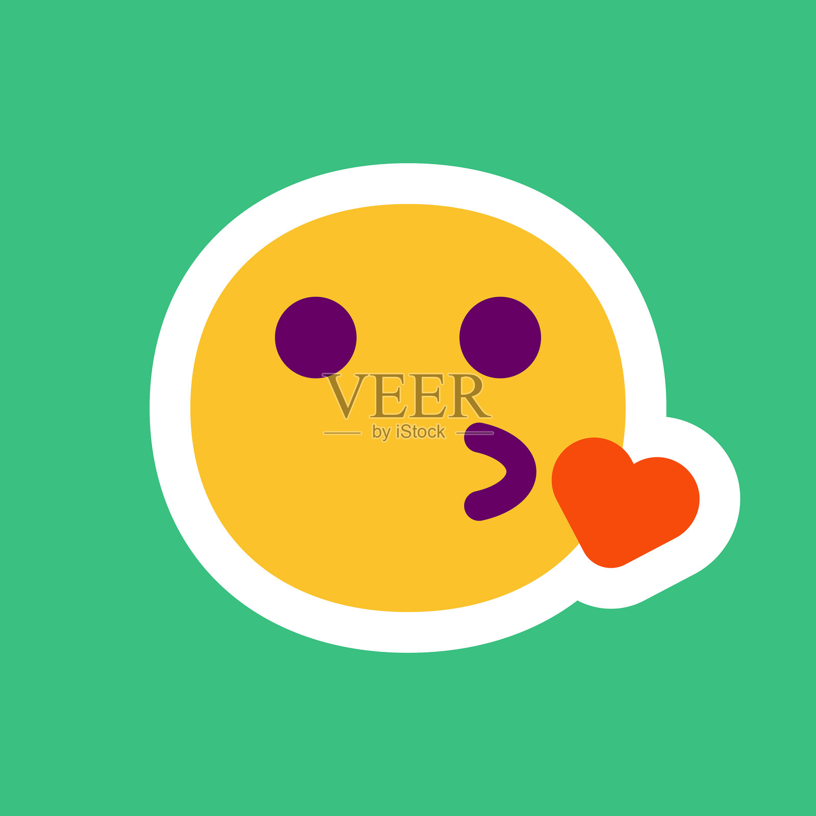 表情符号贴纸插画图片素材